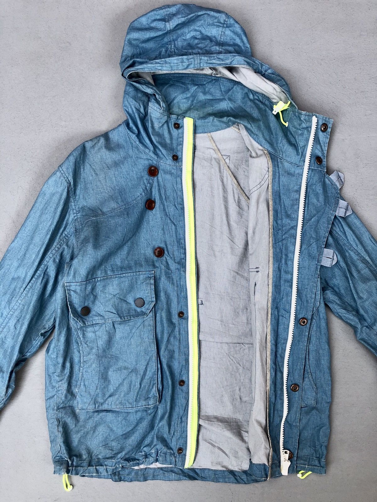 Paul Smith × R.Newbold R. Newbold Multiple Pocket Light Hooded Jacket Size US L / EU 52-54 / 3 - 6 Thumbnail