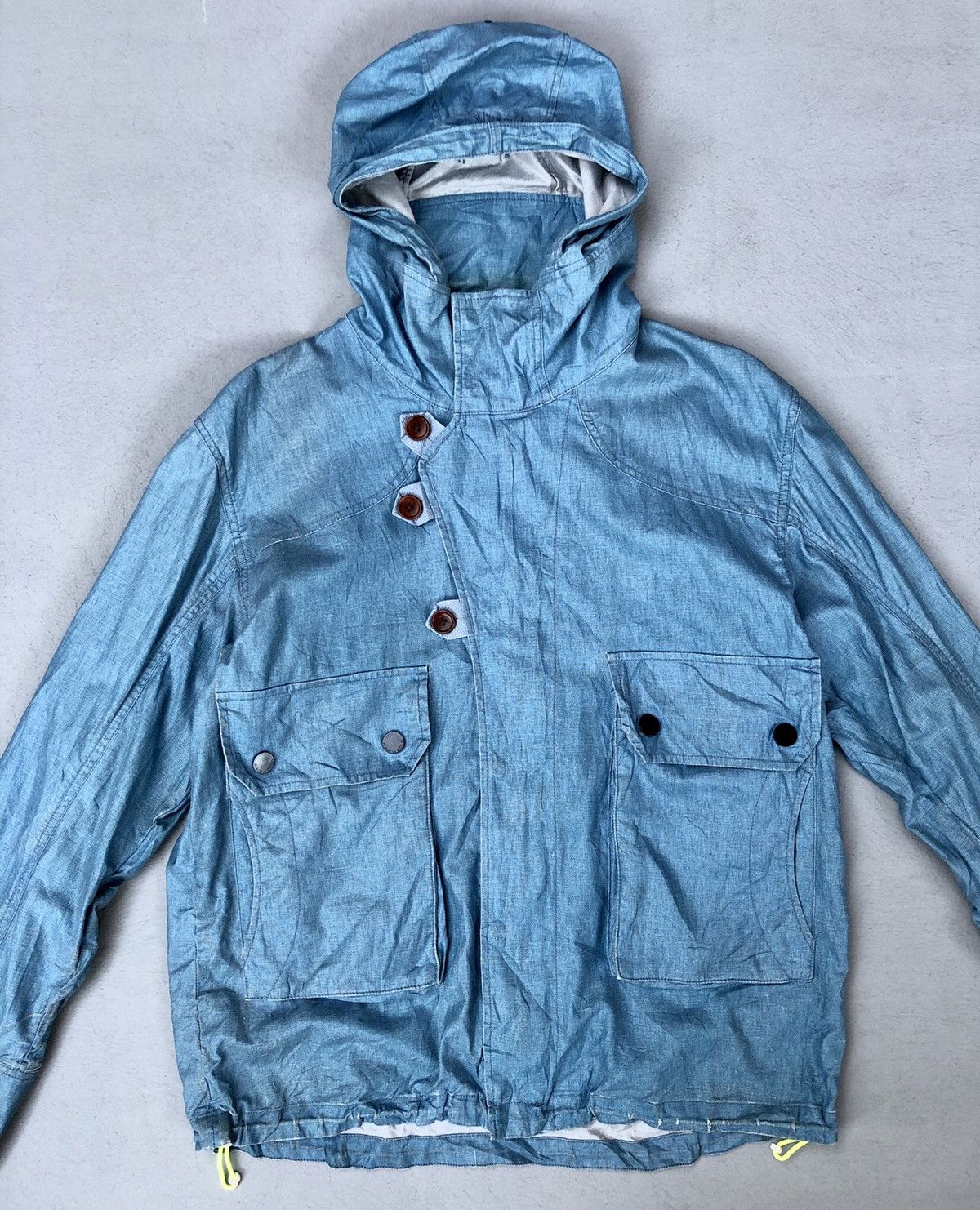 Paul Smith × R.Newbold R. Newbold Multiple Pocket Light Hooded Jacket Size US L / EU 52-54 / 3 - 2 Thumbnail