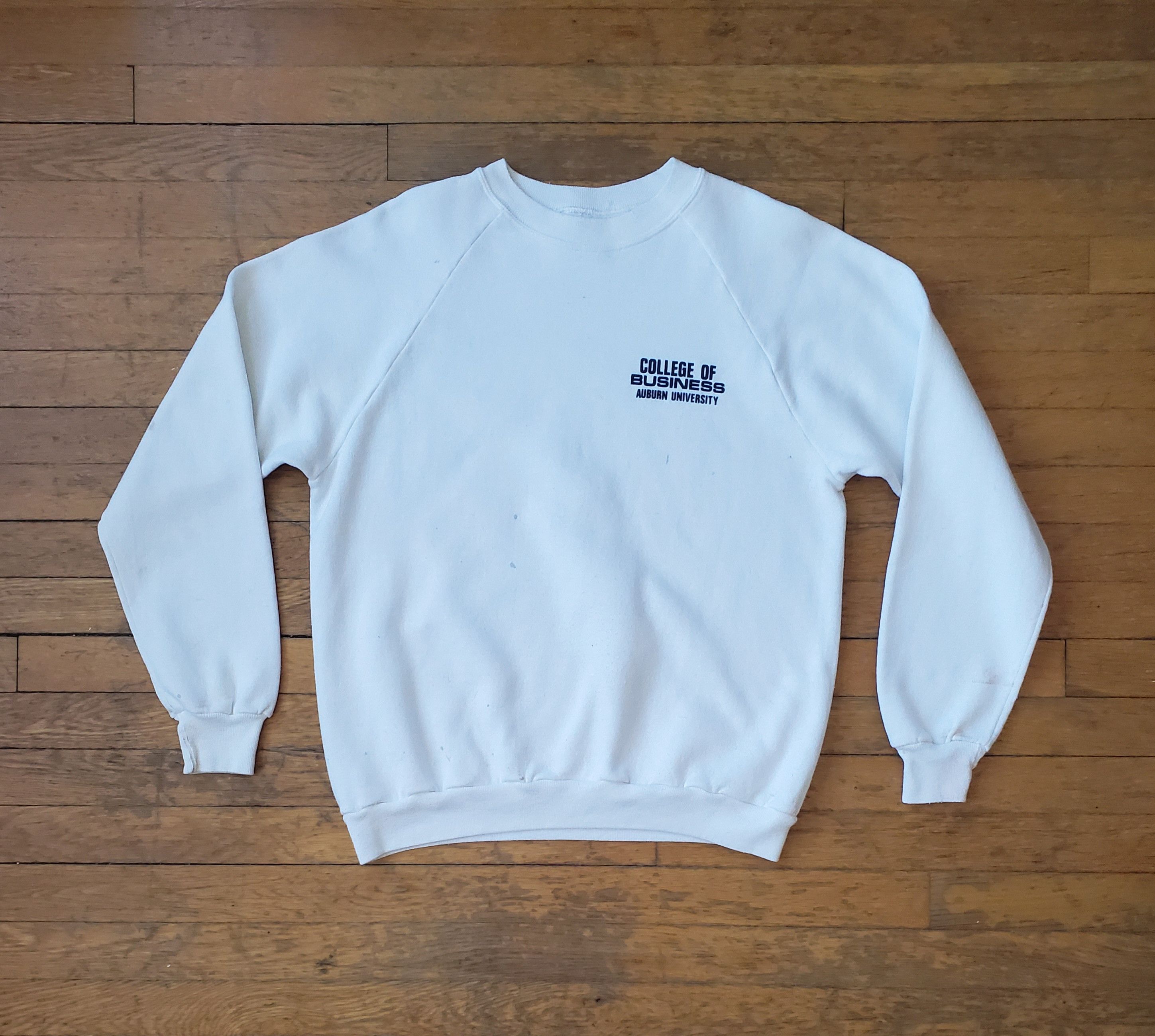 Auburn Sportswear × Vintage 90s Auburn University – Entrepreneur Vintage Sweatshirt Size US L / EU 52-54 / 3 - 3 Thumbnail