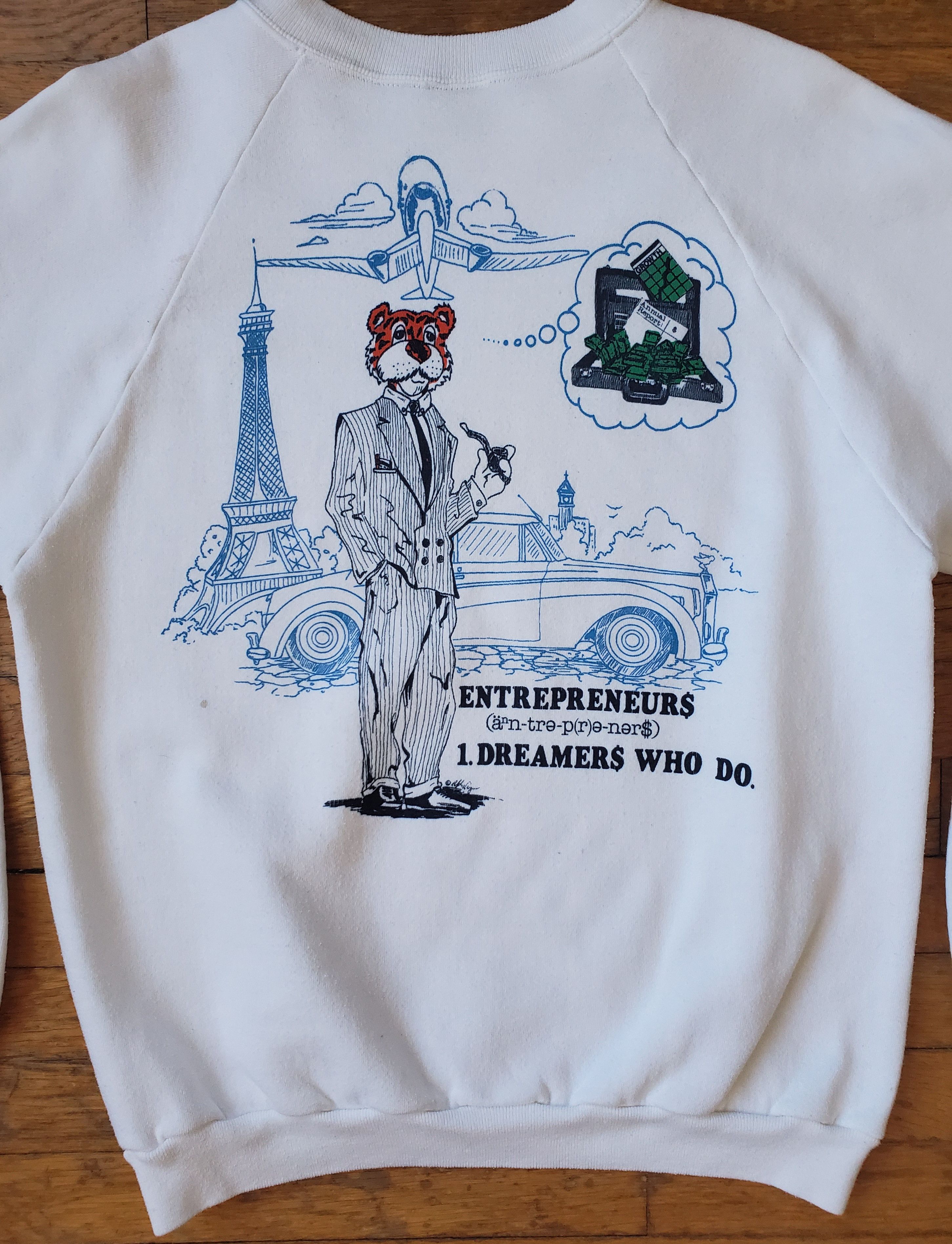 Auburn Sportswear × Vintage 90s Auburn University – Entrepreneur Vintage Sweatshirt Size US L / EU 52-54 / 3 - 1 Thumbnail