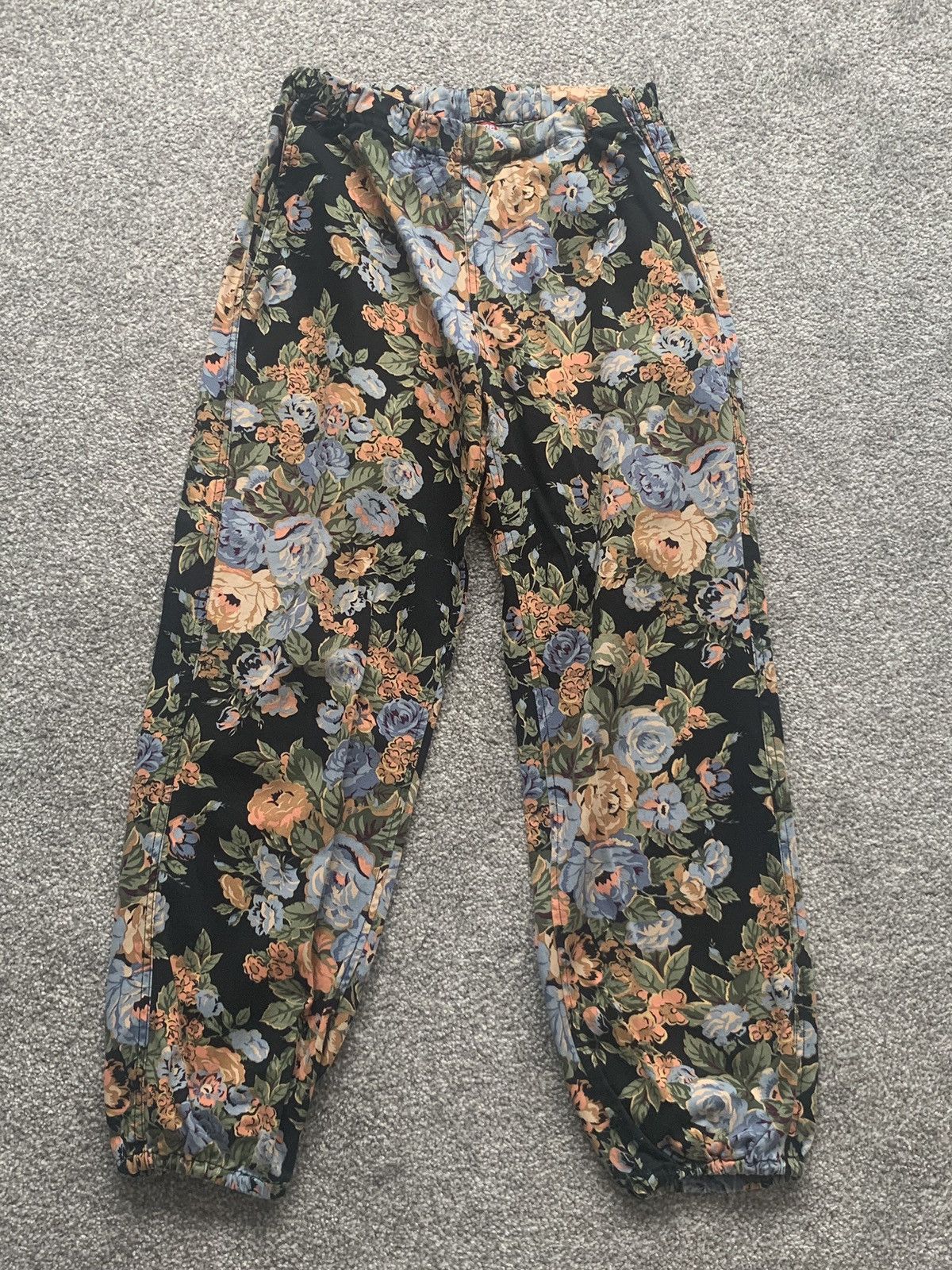 Supreme Floral Flower Jogger Pants FW14 Size SMALL S Bottoms