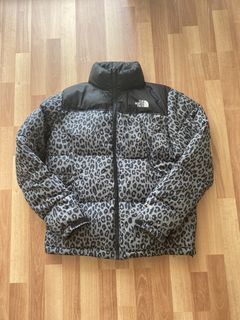 Supreme x The North Face TNF nuptse jacket Yellow Leopard FW11 SIZE MEDIUM