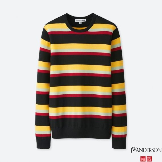 Uniqlo x Merino Stripe Crew Neck Wool Sweater