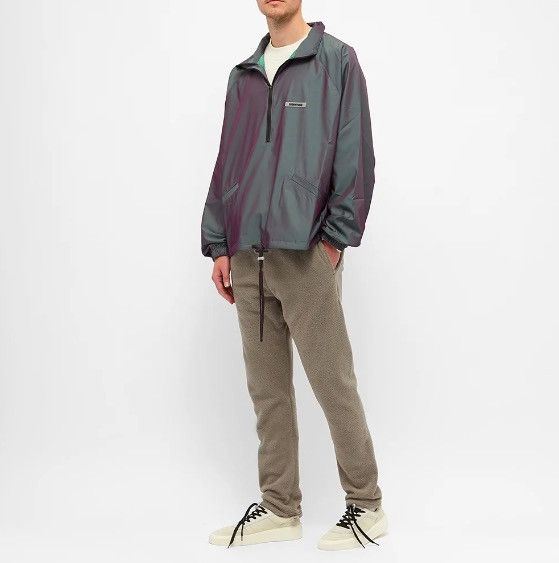 Pacsun FOG Essentials Iridescent Half Zip Track Jacket Small Grailed