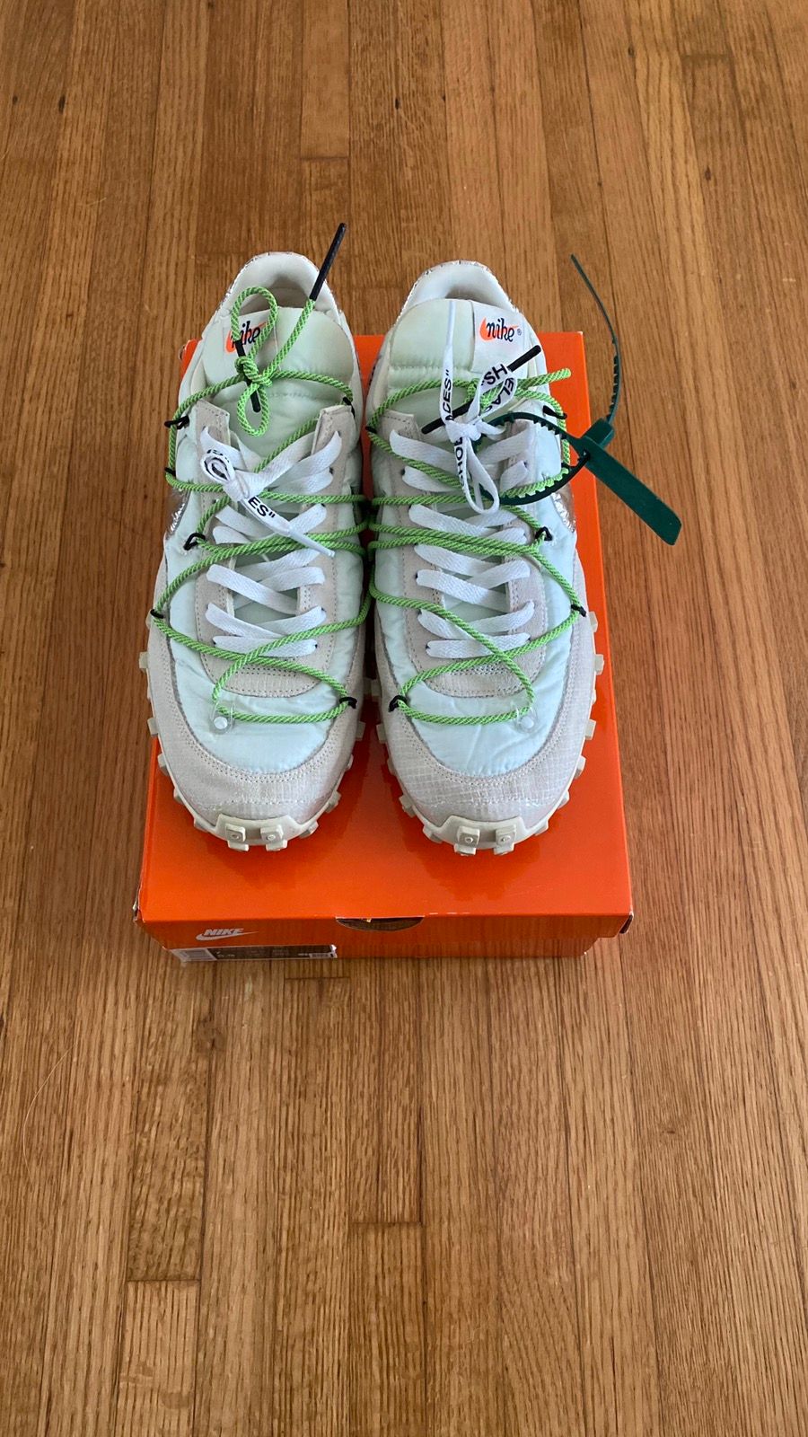 Pre-owned Nike X Off White Nike X Off-white Waffle Racer Sp White - Men's Size 10 Shoes