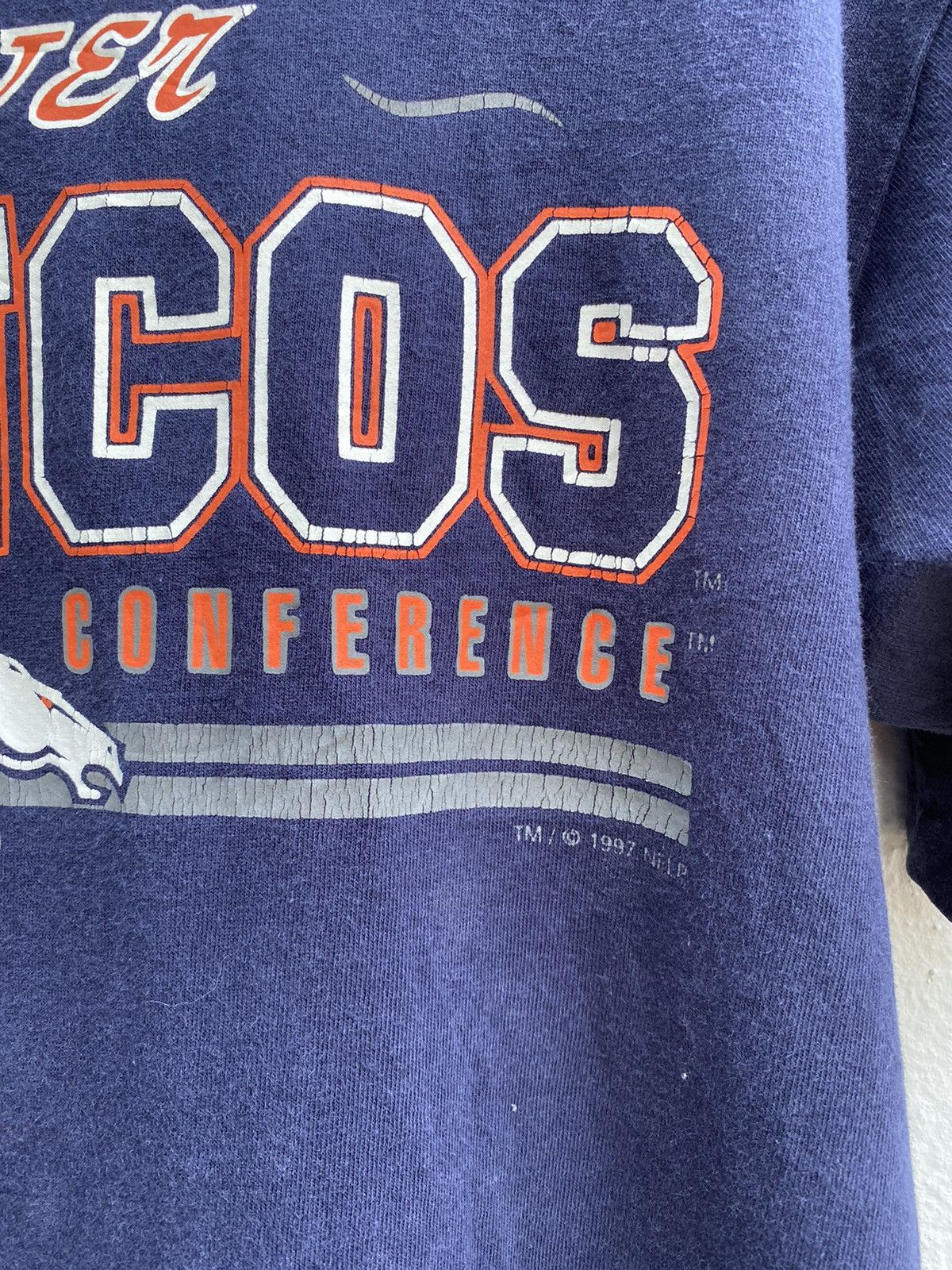 NFL Vintage Denver Broncos Shirt TM/1997 NFLP Size US L / EU 52-54 / 3 - 2 Thumbnail