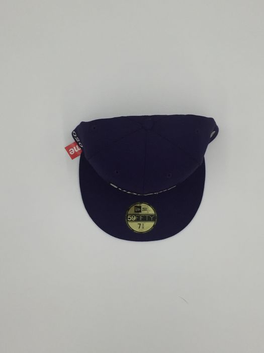 Supreme Purple $1M Metallic Box Logo Fitted Hat Sz 7 5/8 New | Grailed