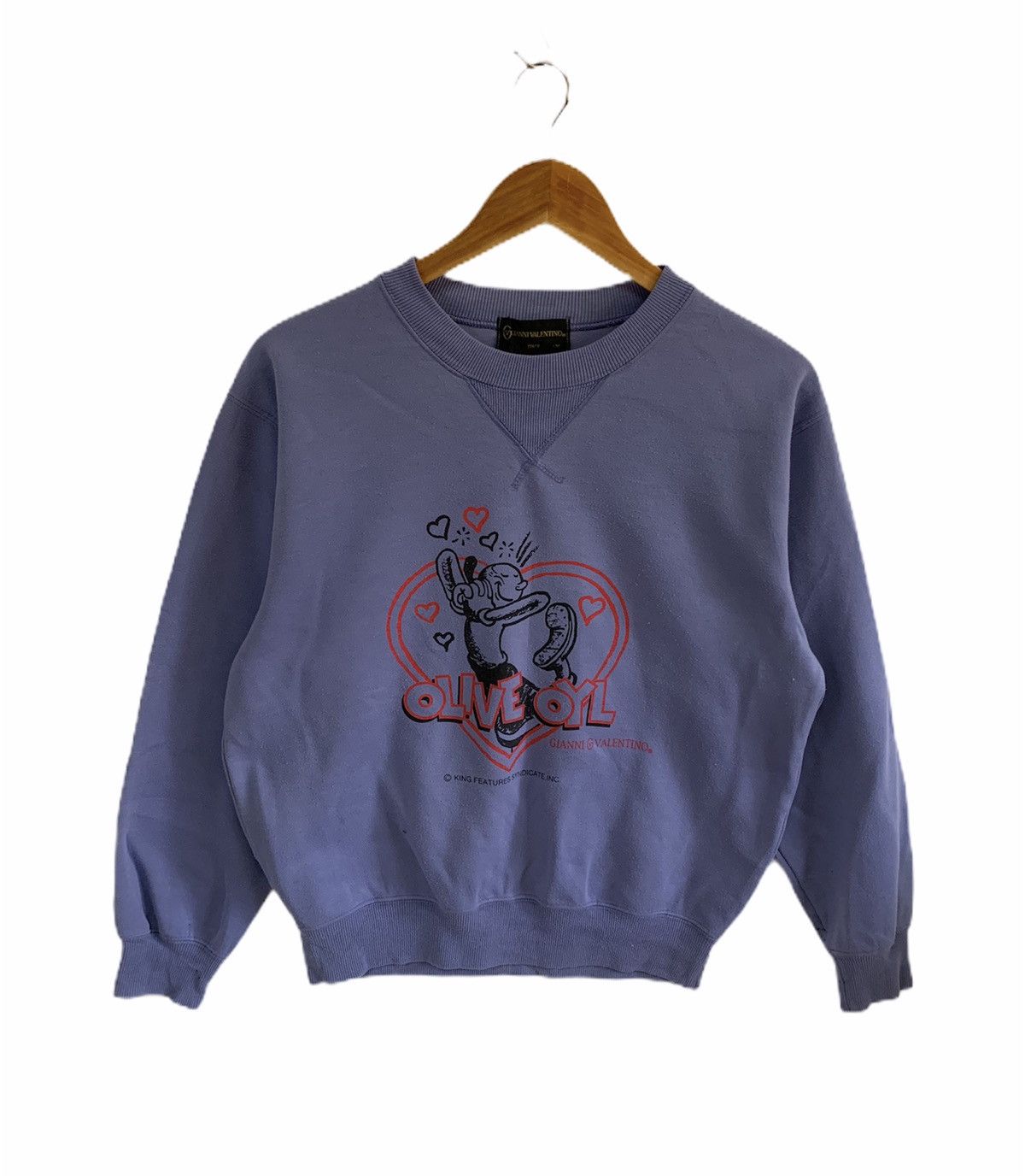 Gianni Valentino × Valentino vintage gianni valentino olive popeye sweatshirt Size US M / EU 48-50 / 2 - 1 Thumbnail