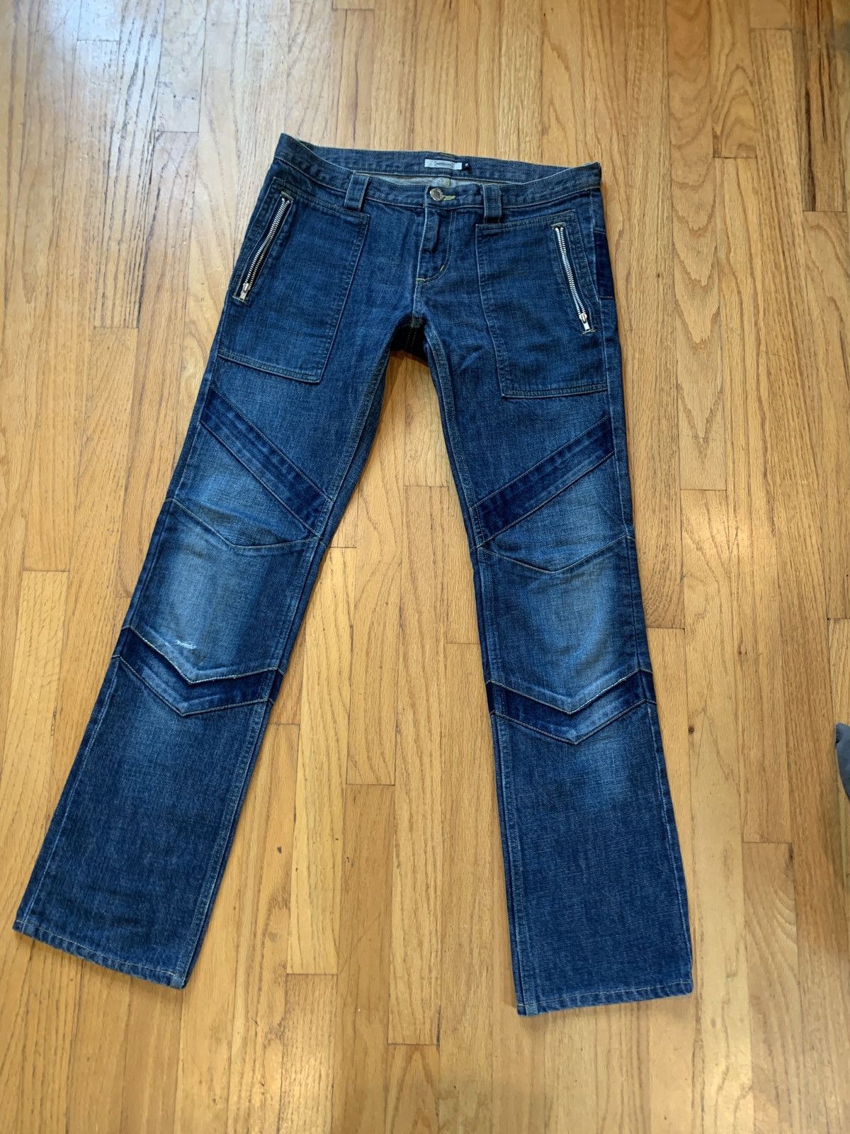 Undercover AW01 “D.A.V.F.” Patchwork Denim | Grailed