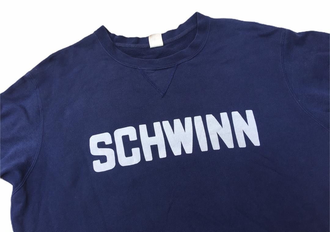 Japanese Brand × Uniqlo Schwinn Bicycle Dark Blue Sweatshirt Size US L / EU 52-54 / 3 - 5 Thumbnail