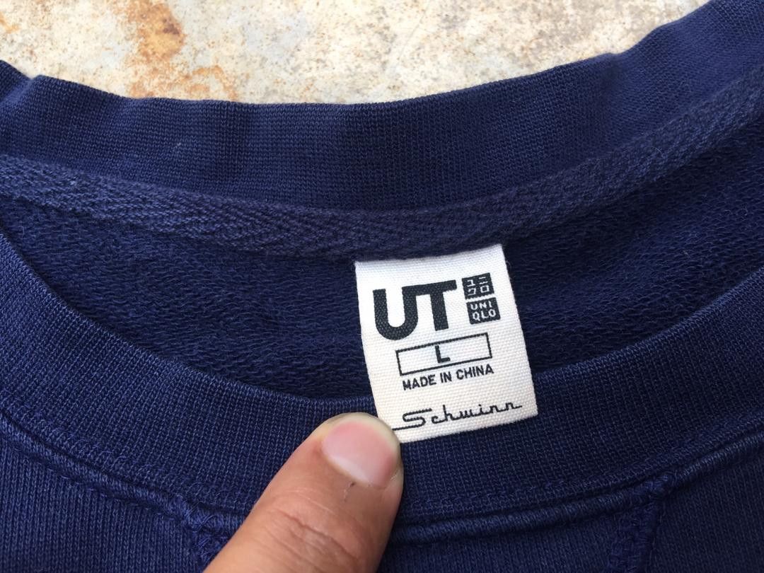 Japanese Brand × Uniqlo Schwinn Bicycle Dark Blue Sweatshirt Size US L / EU 52-54 / 3 - 6 Thumbnail