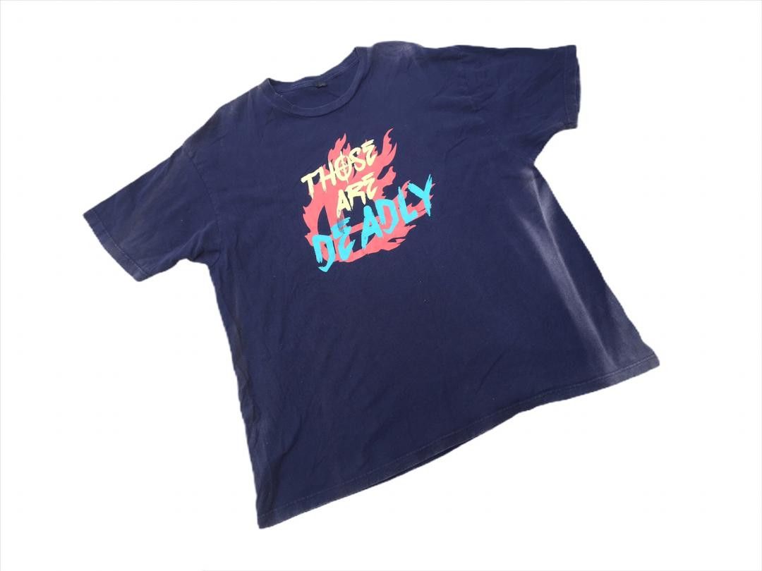 Designer × Japanese Brand Those Are Deadly Dark Blue Shirt Size US XL / EU 56 / 4 - 2 Thumbnail