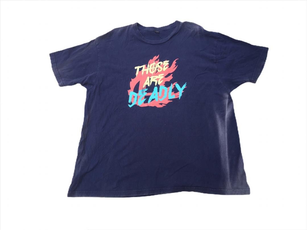 Designer × Japanese Brand Those Are Deadly Dark Blue Shirt Size US XL / EU 56 / 4 - 1 Thumbnail