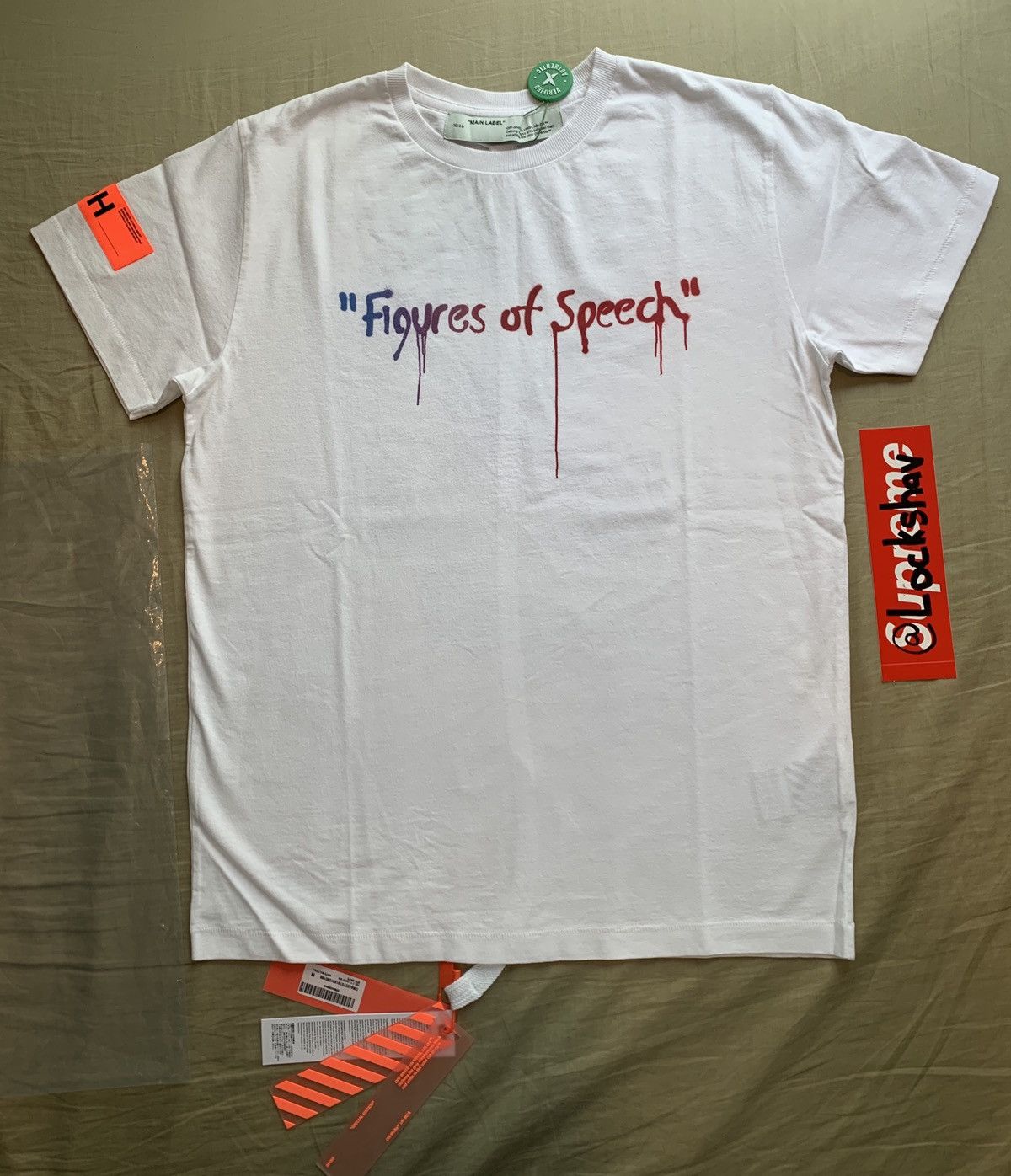 Off-White Off-White MCA Figures of Speech Tee Simon Brown #25 White |  Grailed