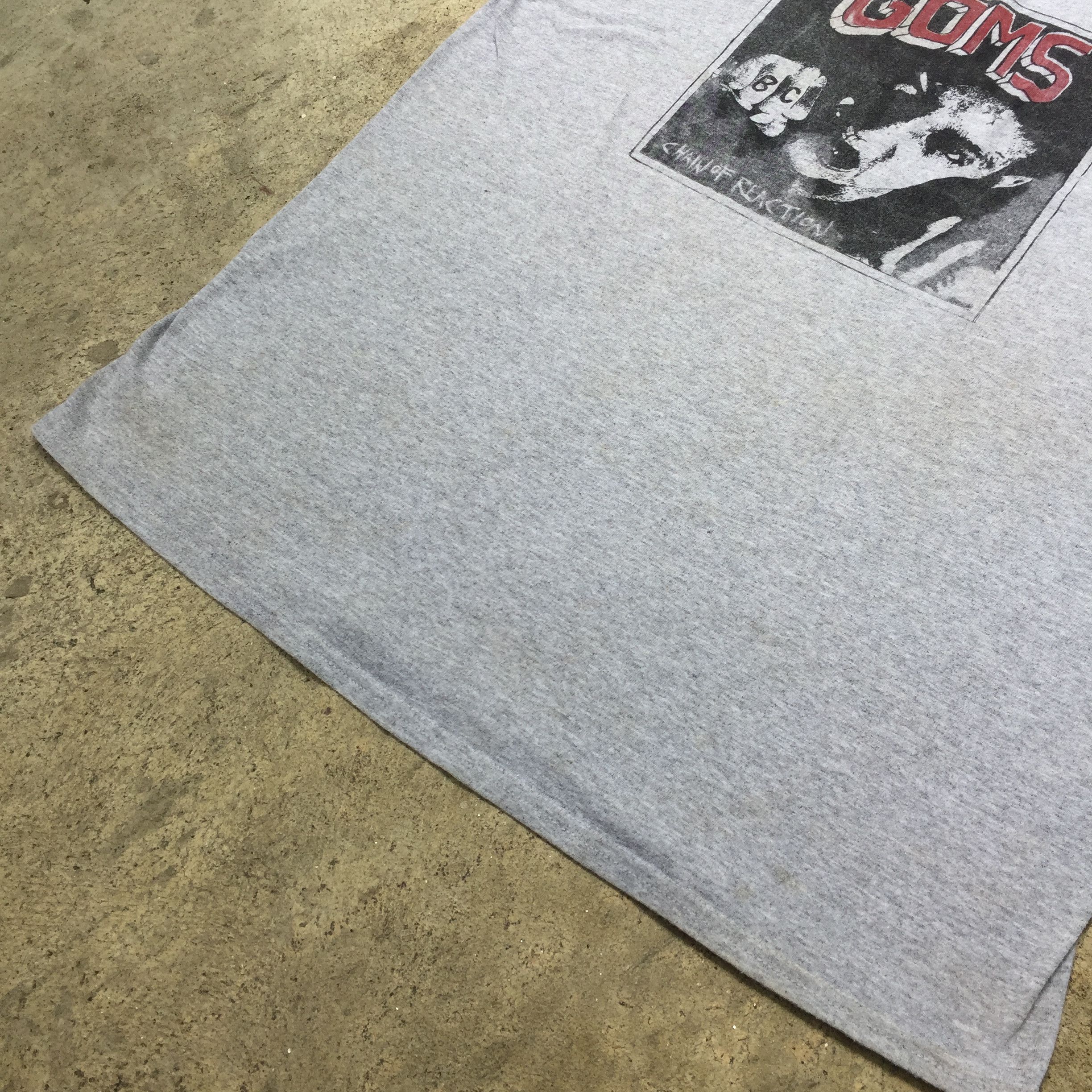 Vintage Y2K GOMS Chain Of Reaction Promo Tee Hardcore punk Size US L / EU 52-54 / 3 - 8 Thumbnail