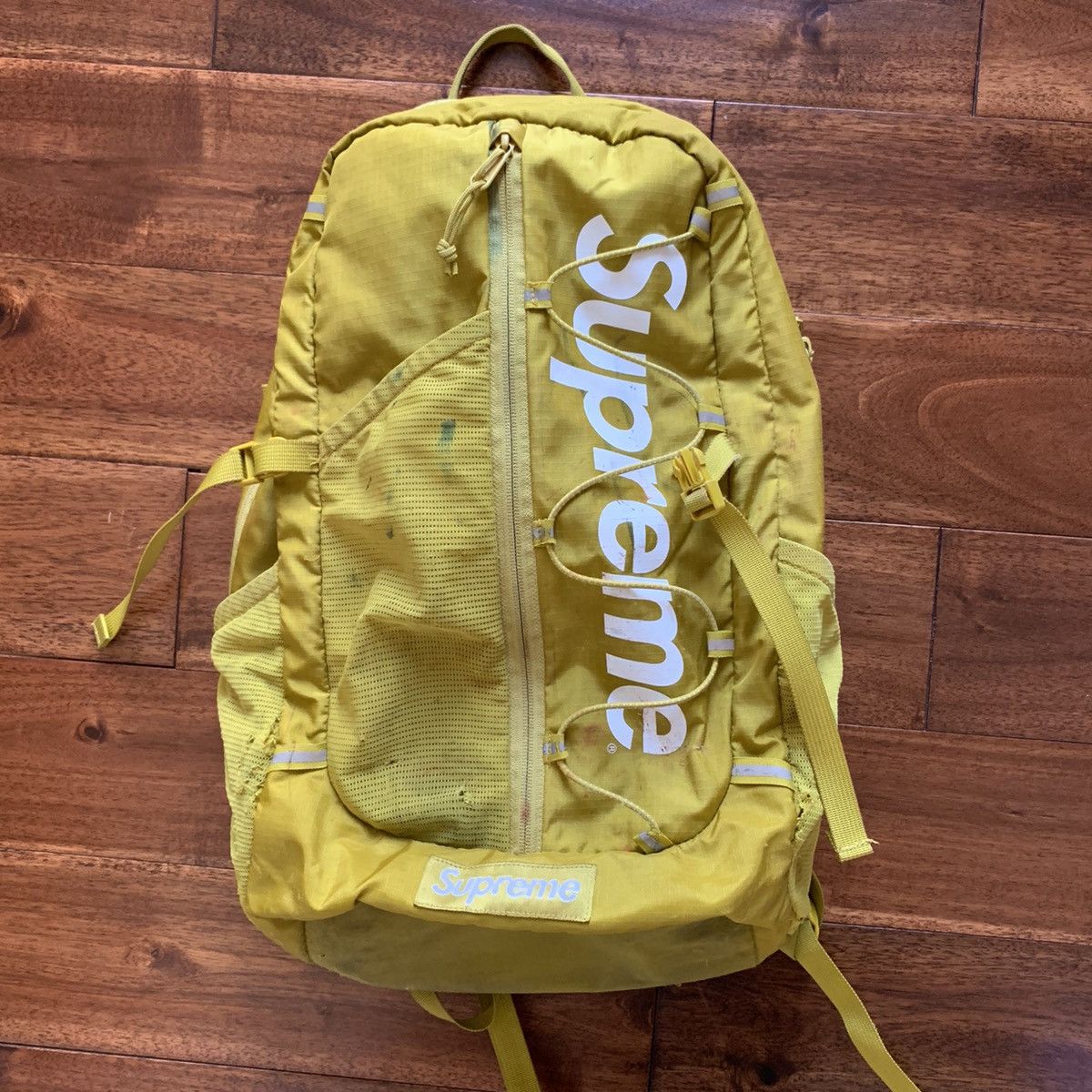 Supreme SS17 Backpack Acid Green