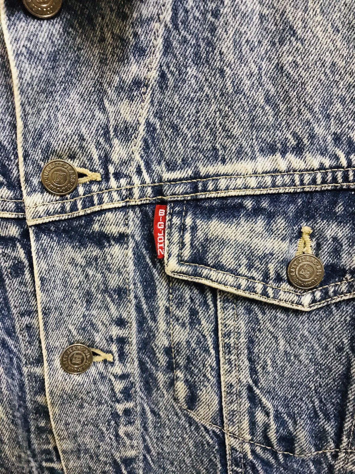 Big John × Vintage Vintage Big John Trucker Jacket Jeans Size US L / EU 52-54 / 3 - 2 Thumbnail
