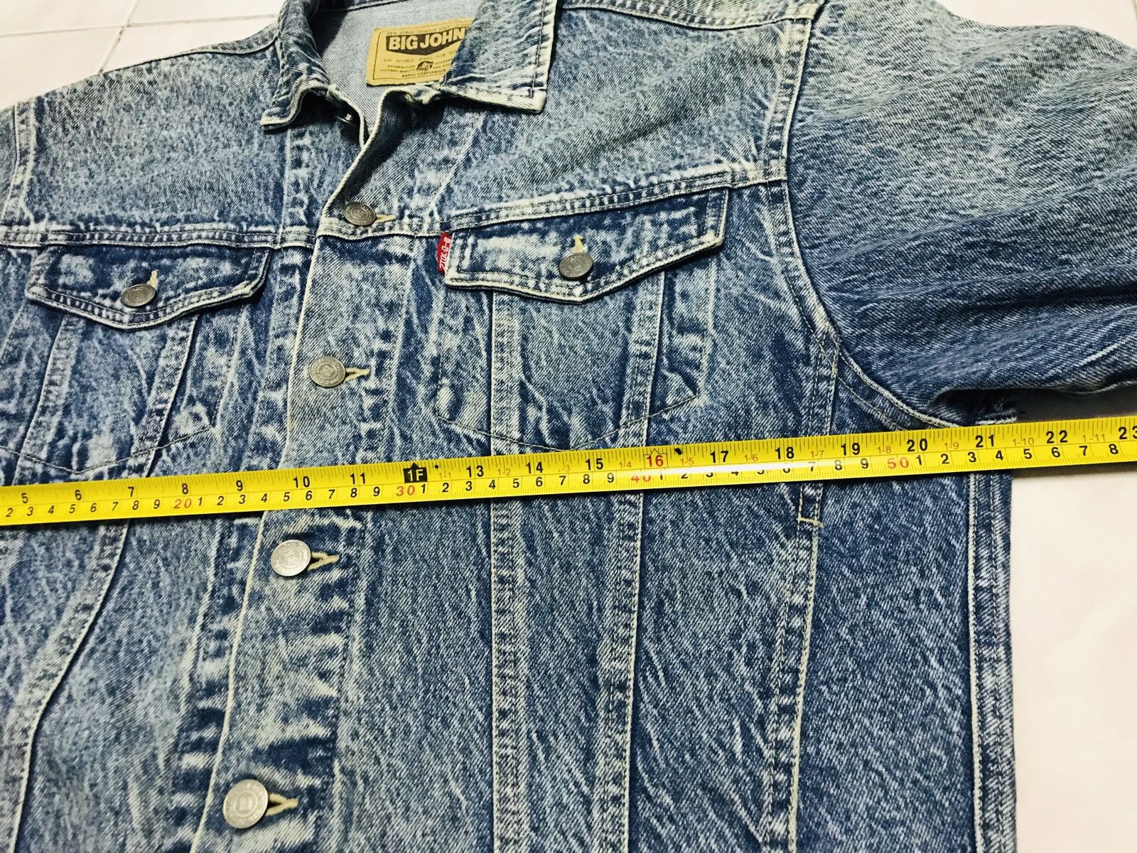 Big John × Vintage Vintage Big John Trucker Jacket Jeans Size US L / EU 52-54 / 3 - 7 Thumbnail