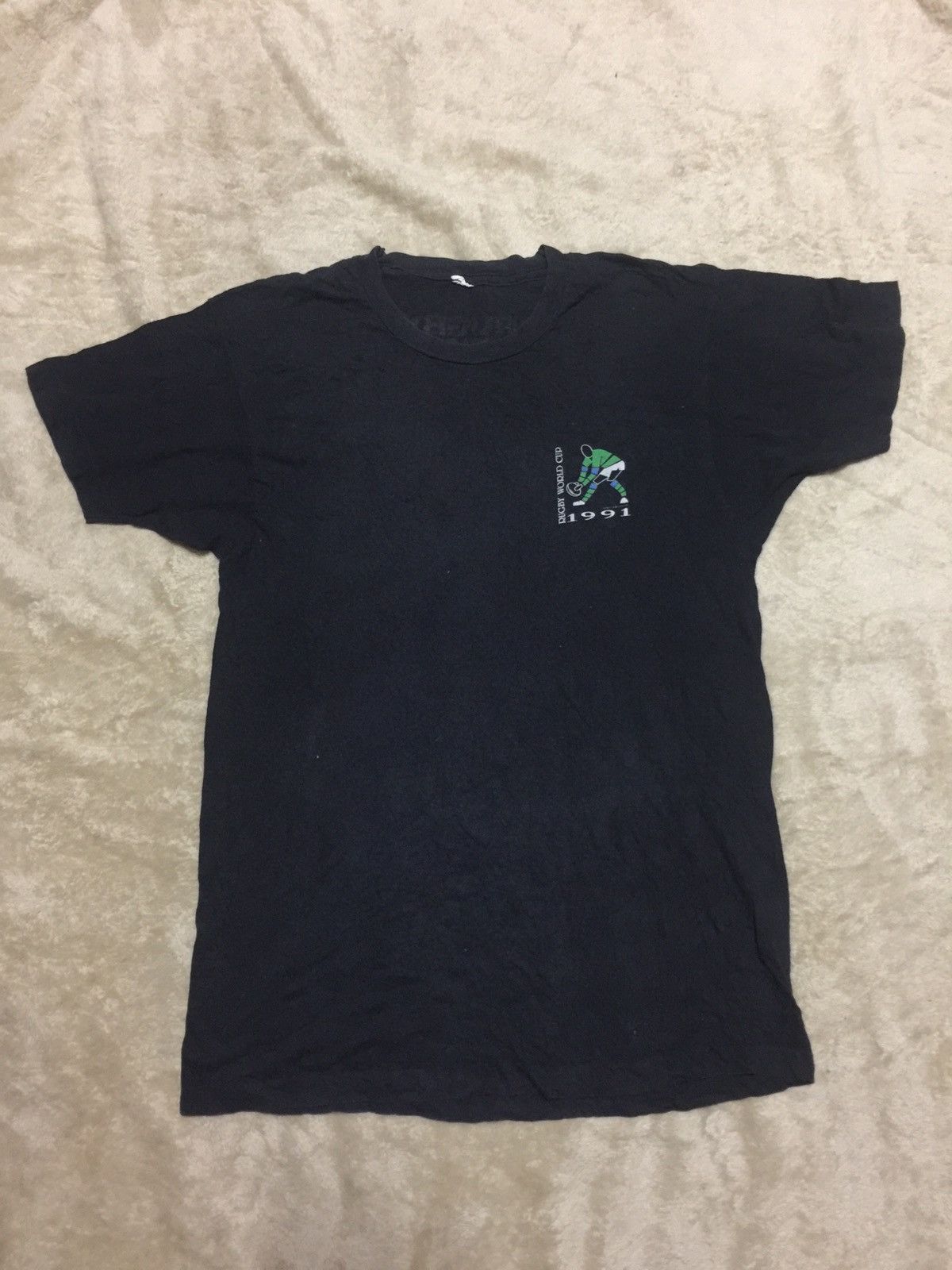 Vintage Vintage 1991 Rugby World Cup Tee Single Stitch Size US S / EU 44-46 / 1 - 4 Thumbnail