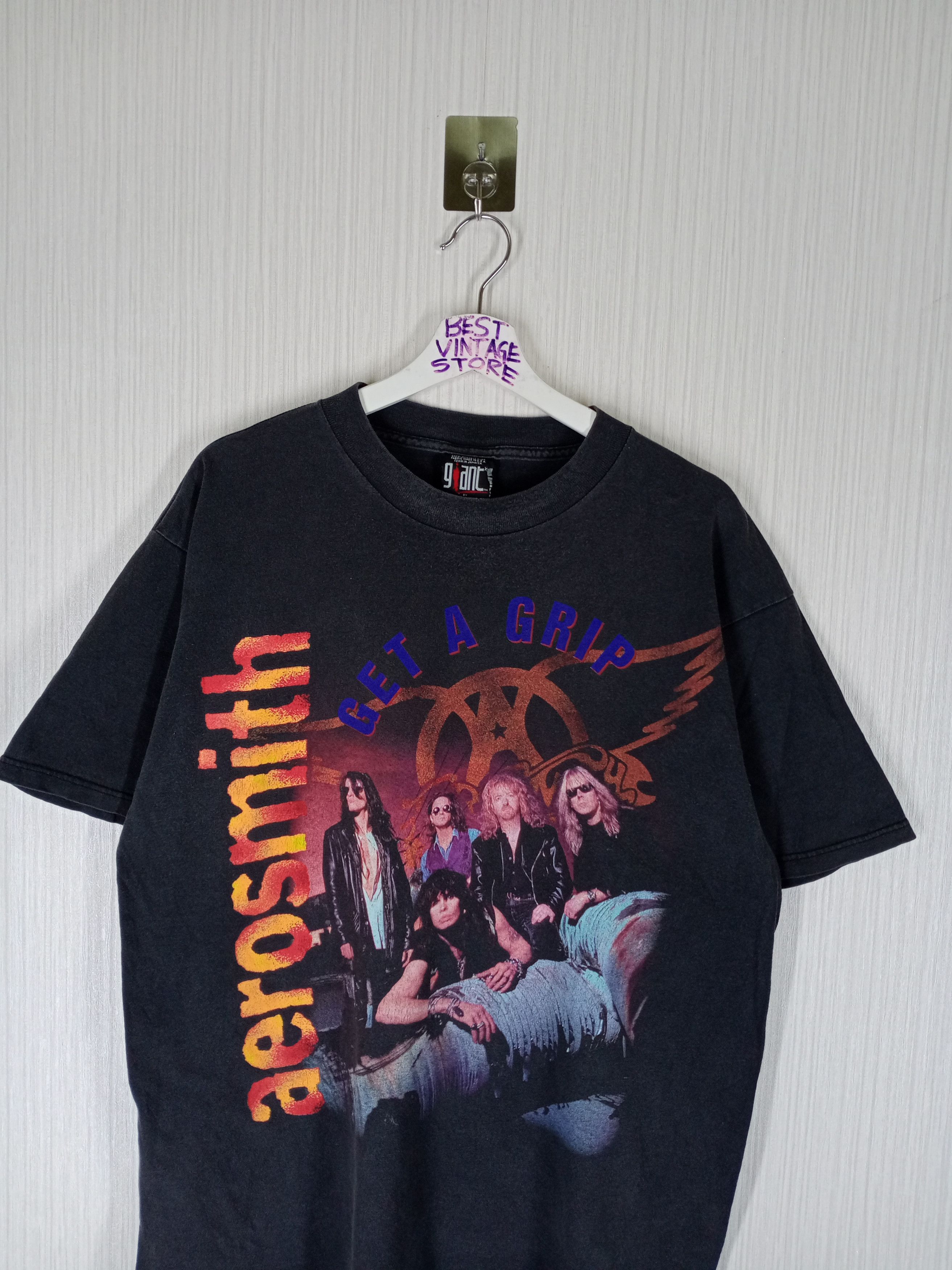 Band Tees Vintage Aerosmith “Get a Grip” 1994 World Tour Size US XL / EU 56 / 4 - 2 Thumbnail