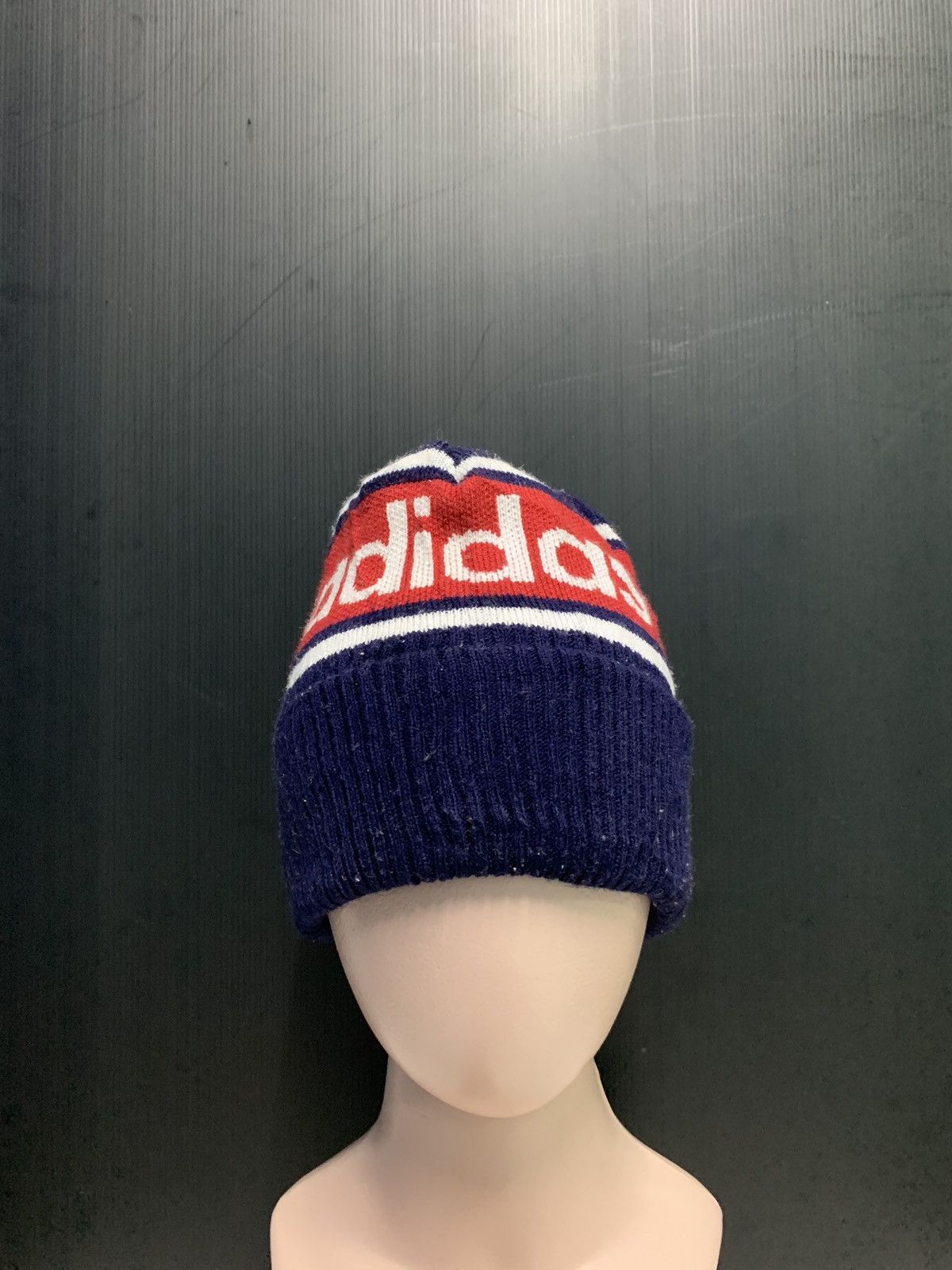Adidas × Vintage Vintage 90s Adidas Descente Beanie Casual Cap Size ONE SIZE - 3 Thumbnail