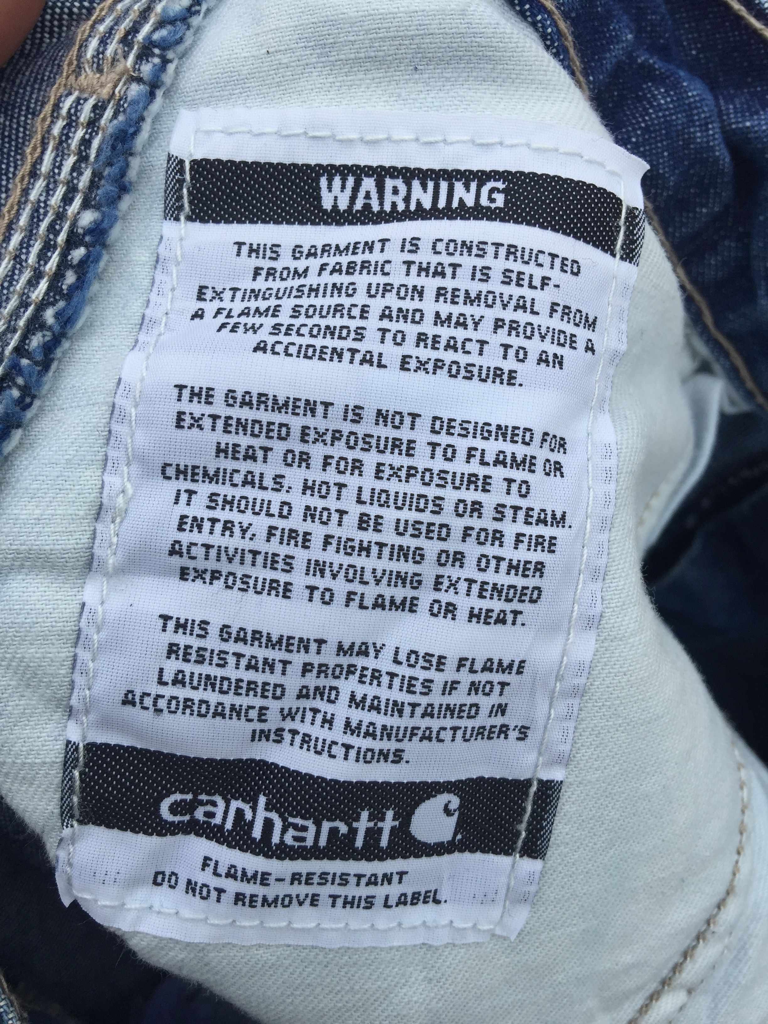 Carhartt Carhatt Denim Jeans Worker Sky Blue Colour Size US 32 / EU 48 - 9 Thumbnail