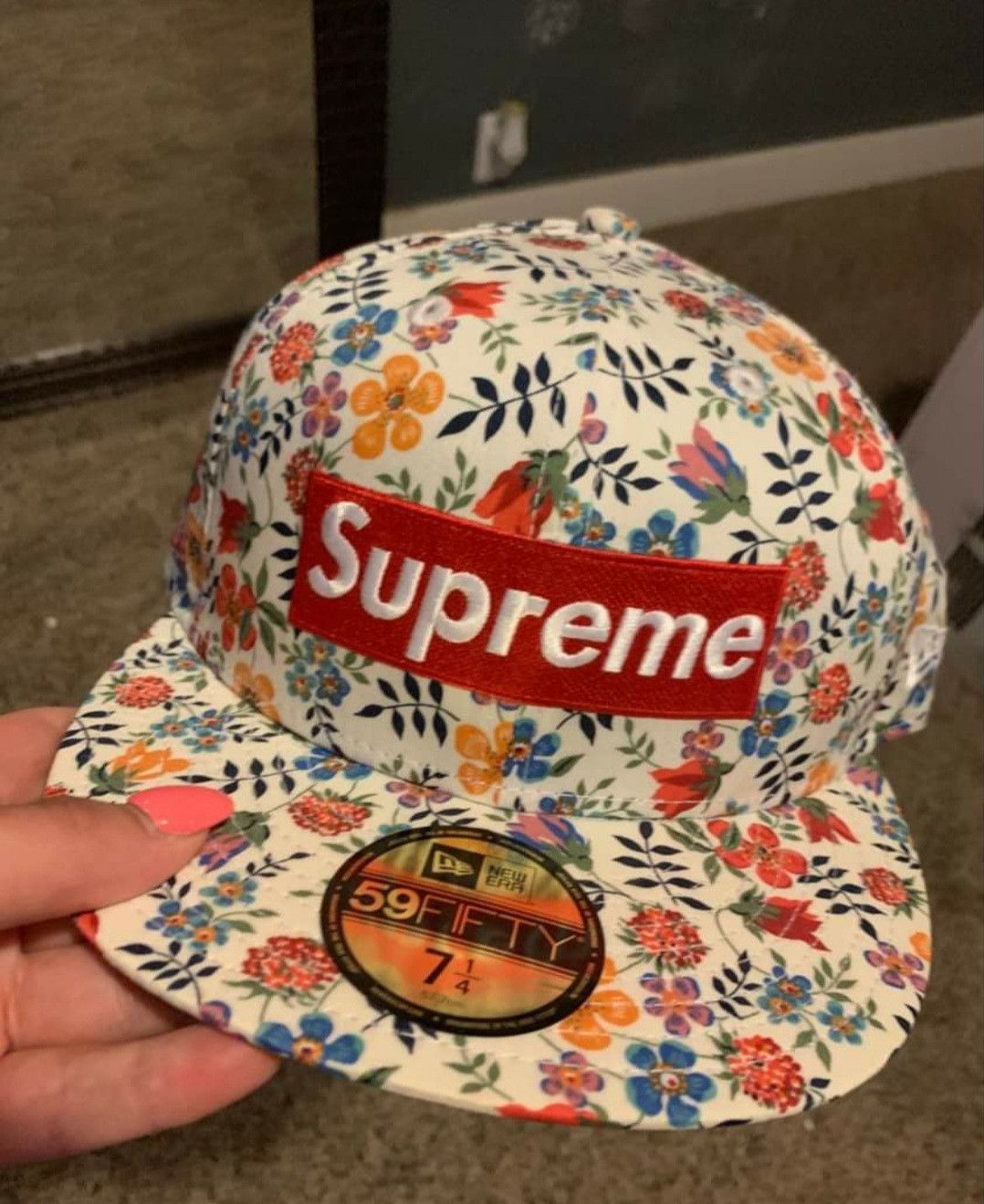 Supreme SUPREME LIBERTY OF LONDON NEW ERA FLORAL BOX LOGO SS13