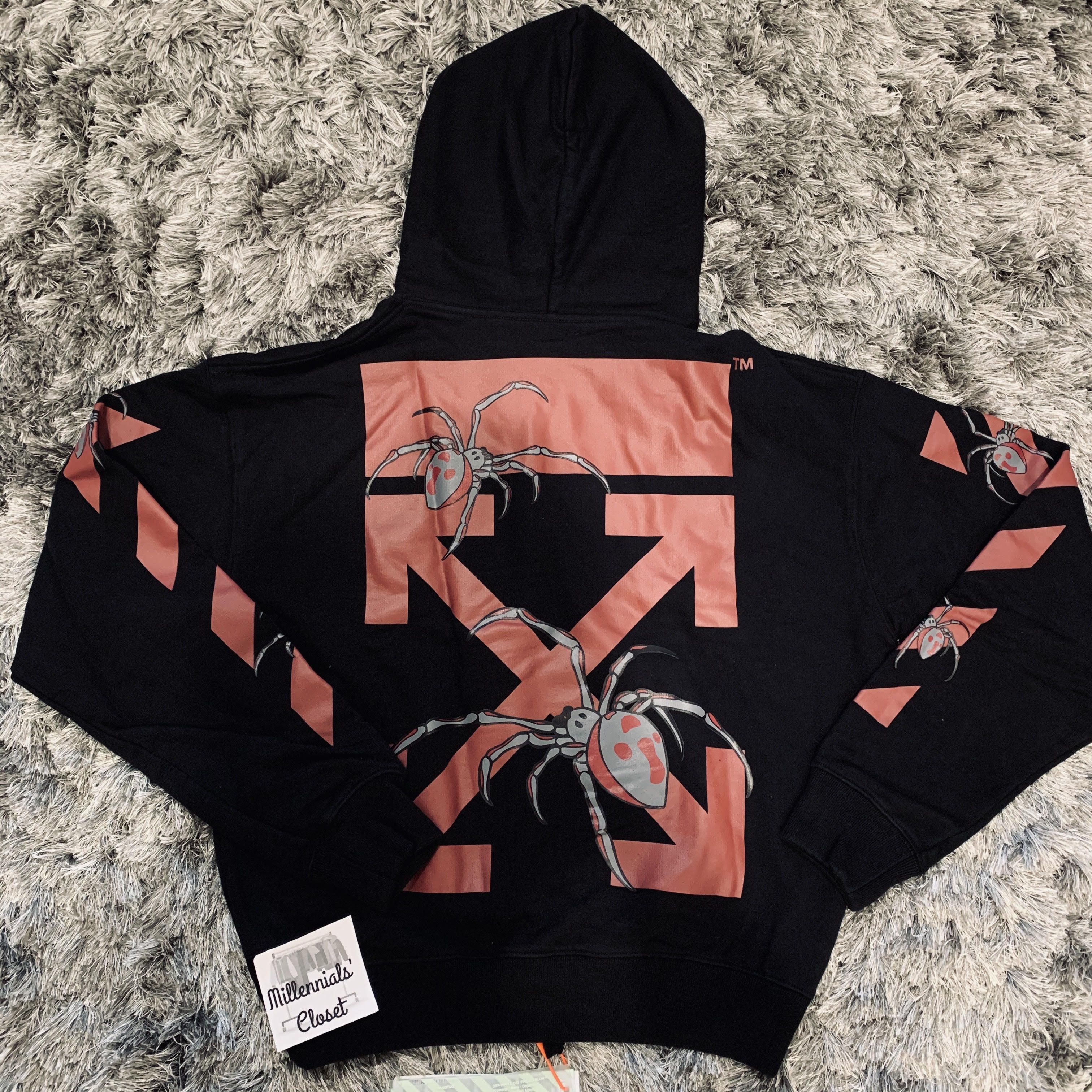 Off-White Off-White Arachno oversized hoodie (spider) size L | Grailed