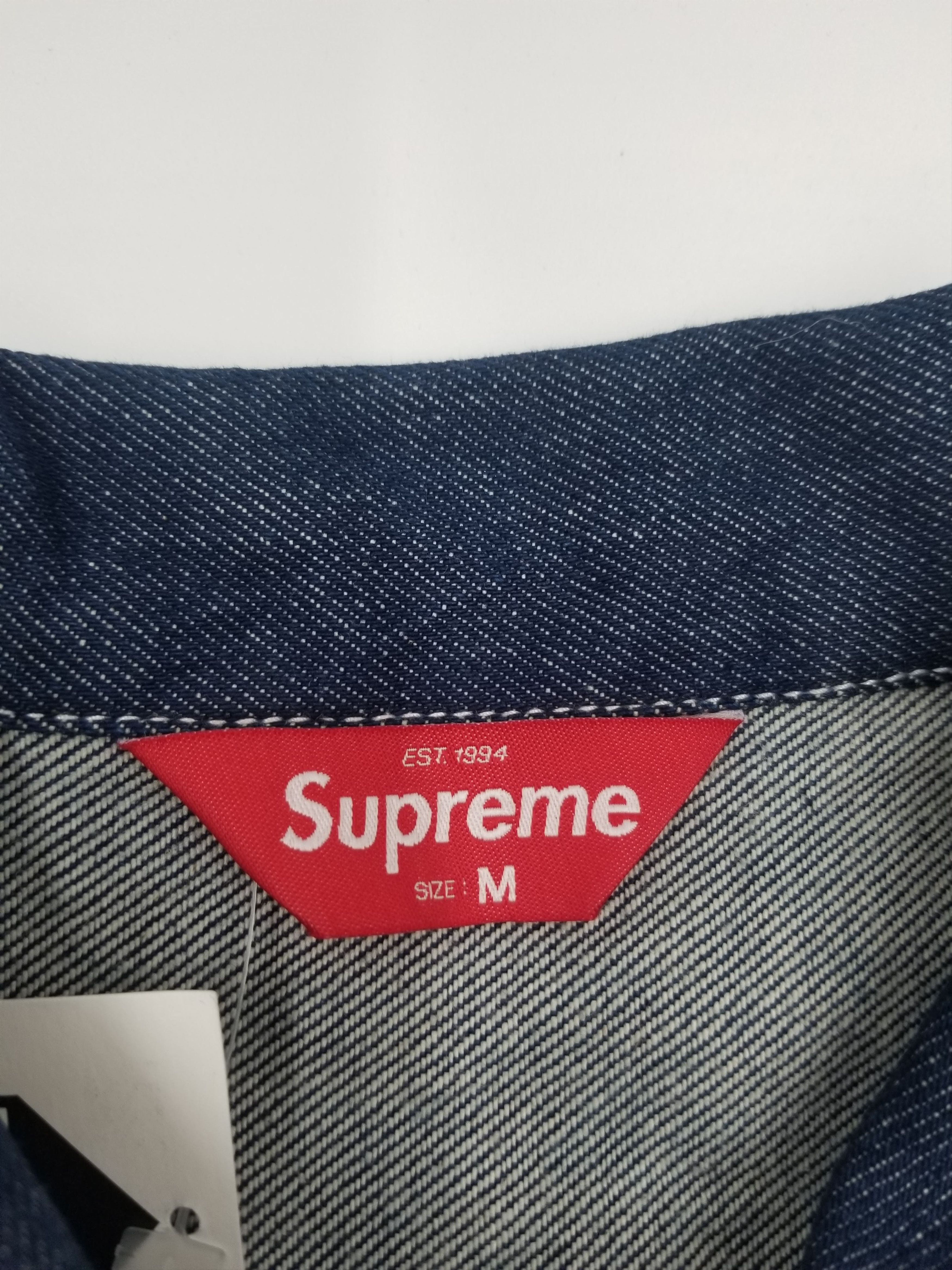 Supreme Supreme Smurfs Denim Trucker Jacket Blue Size M New Size US M / EU 48-50 / 2 - 4 Thumbnail