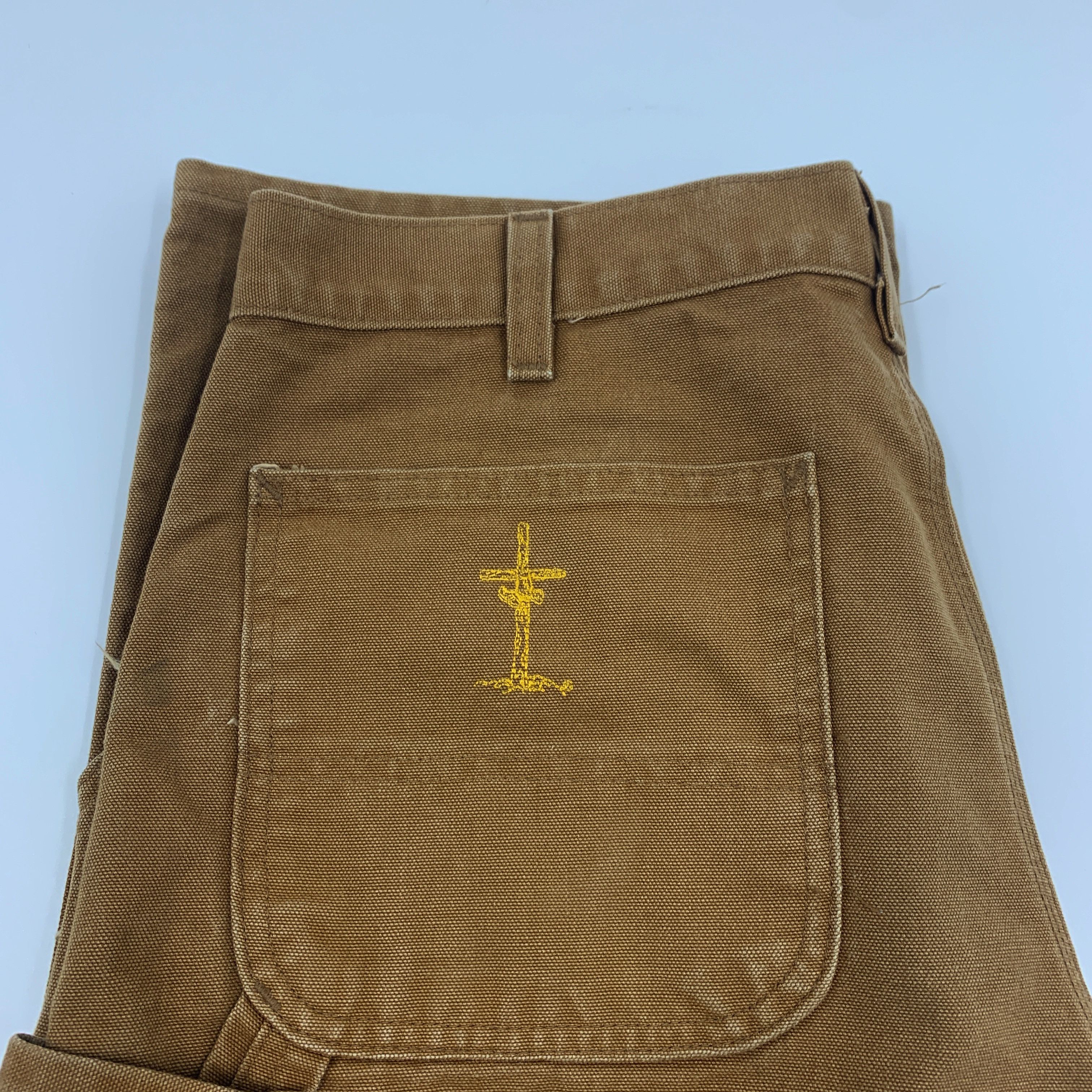 Vintage Carhartt B11 BRN pants size 33x34 Size US 33 - 4 Thumbnail