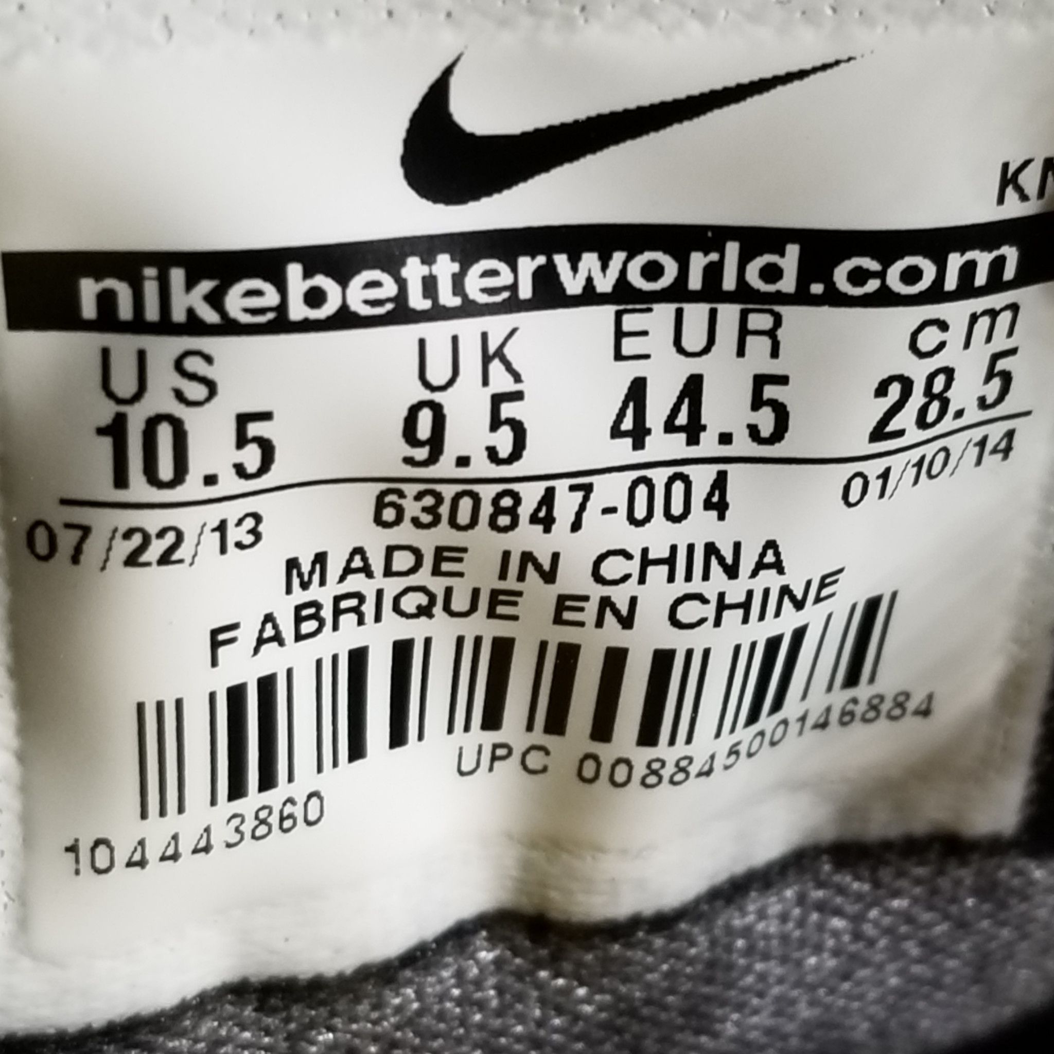 Nike Nike Kobe 9 Elite "Inspiration" Size US 10.5 / EU 43-44 - 9 Thumbnail