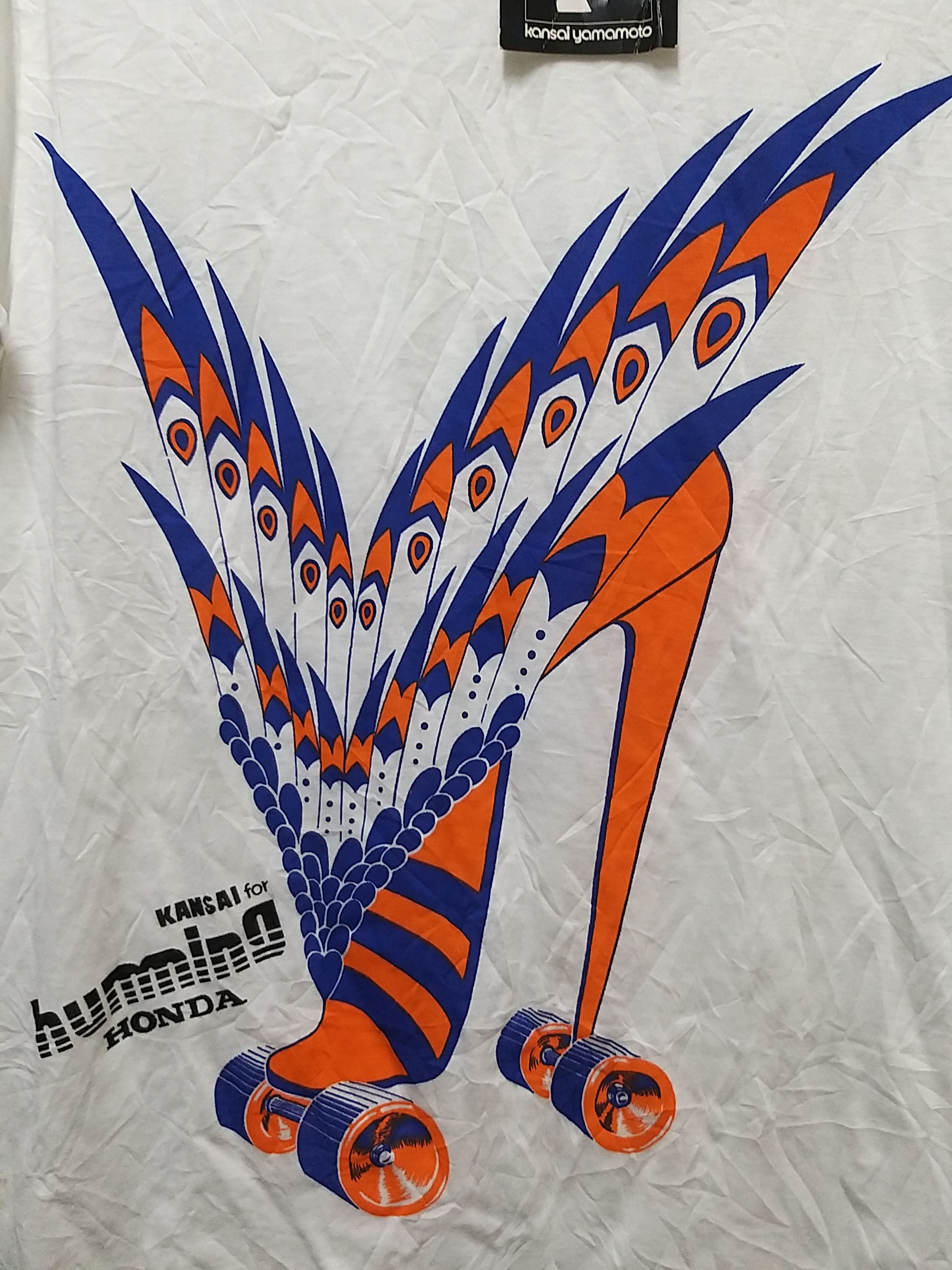 Kansai Yamamoto VINTAGE KANSAI YAMAMOTO EYE X HUMMING HONDA DEADSTOCK SHIRT Size US M / EU 48-50 / 2 - 3 Thumbnail