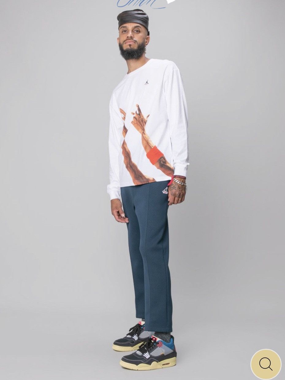 Jordan Brand × Union LA Union LA Jordan Navy Leisure Pants Nike Vintage XL Size US 36 / EU 52 - 7 Thumbnail