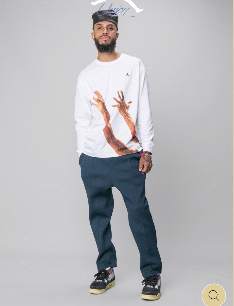 Jordan Brand × Union LA Union LA Jordan Navy Leisure Pants Nike Vintage XL Size US 36 / EU 52 - 5 Thumbnail
