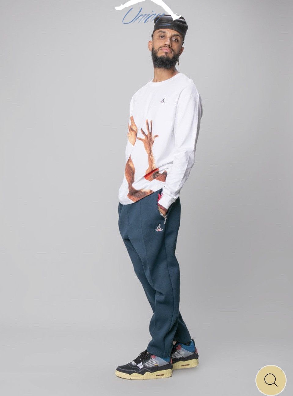 Jordan Brand × Union LA Union LA Jordan Navy Leisure Pants Nike Vintage XL Size US 36 / EU 52 - 6 Thumbnail
