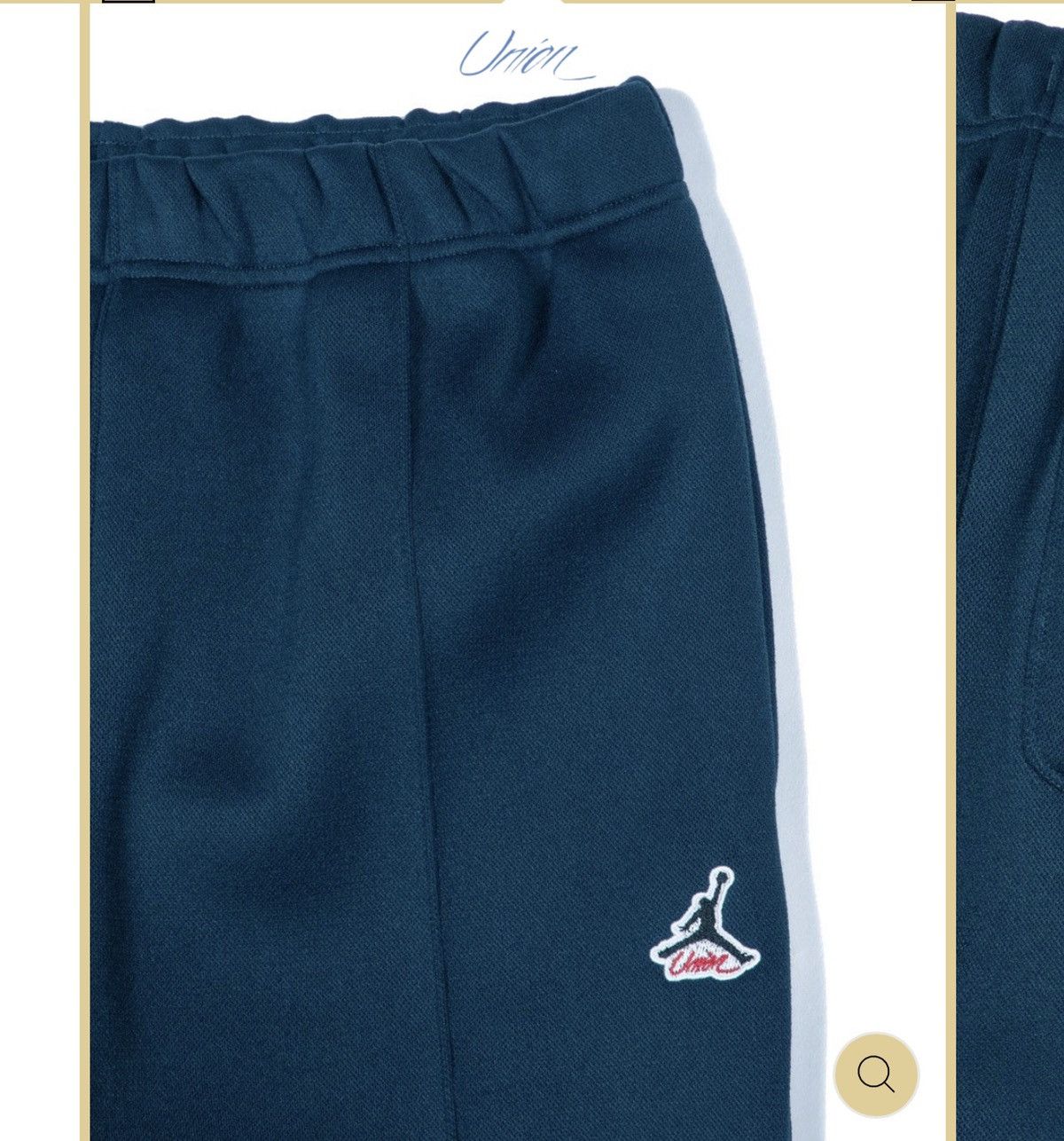 Jordan Brand × Union LA Union LA Jordan Navy Leisure Pants Nike Vintage XL Size US 36 / EU 52 - 2 Thumbnail