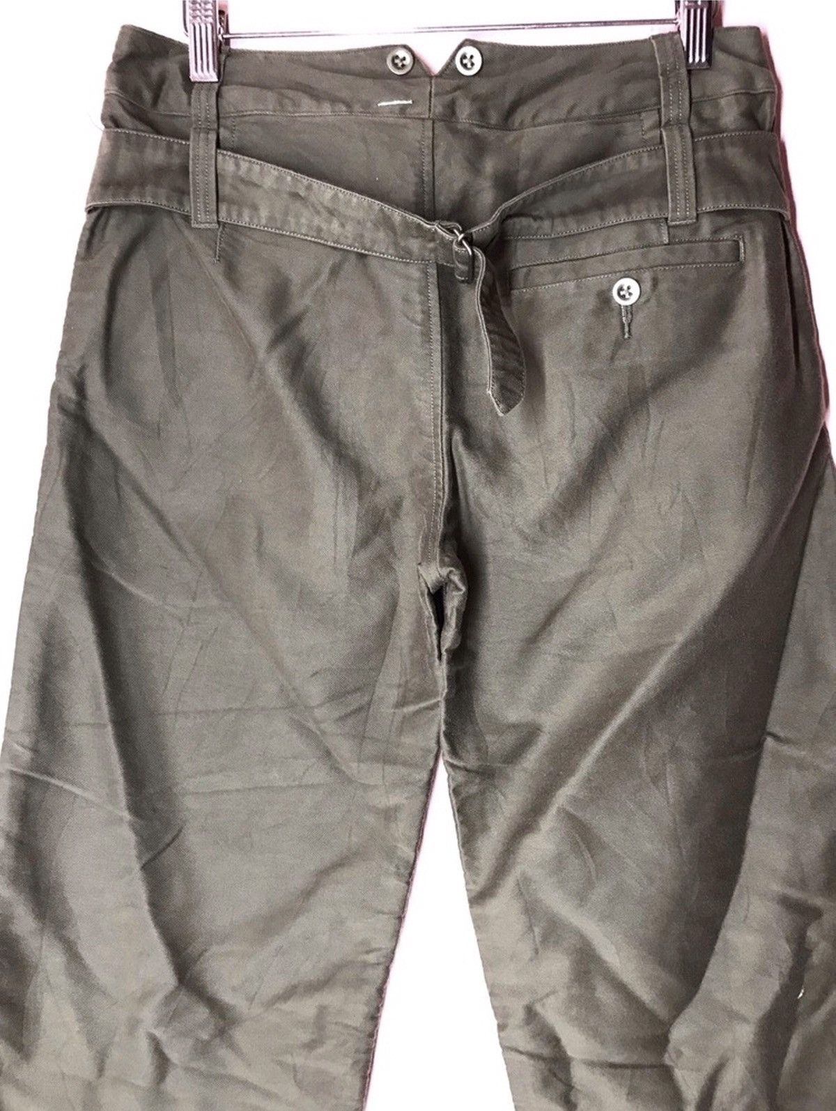 Margaret Howell MHL Back Buckle Cropped Chino Pant Size US 32 / EU 48 - 5 Thumbnail
