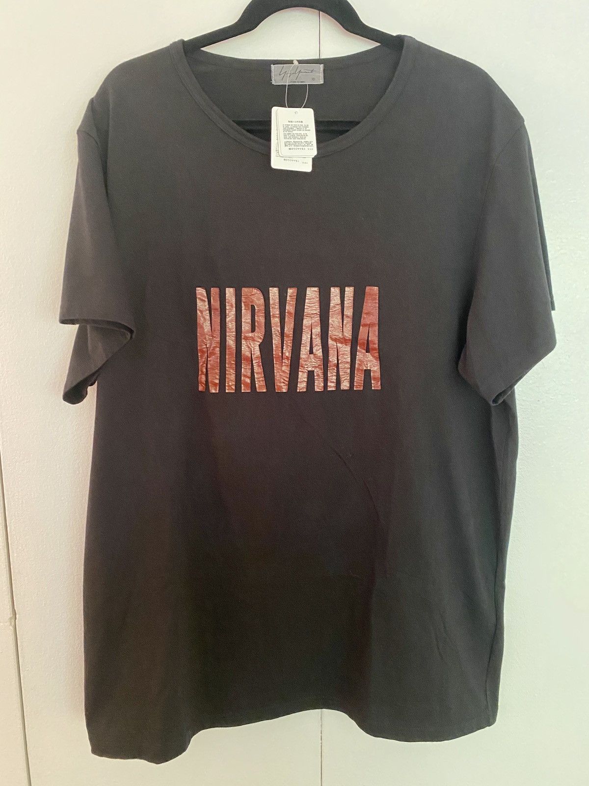 Yohji Yamamoto NWT YYPH $450 S/S17 Nirvana T-Shirt | Grailed