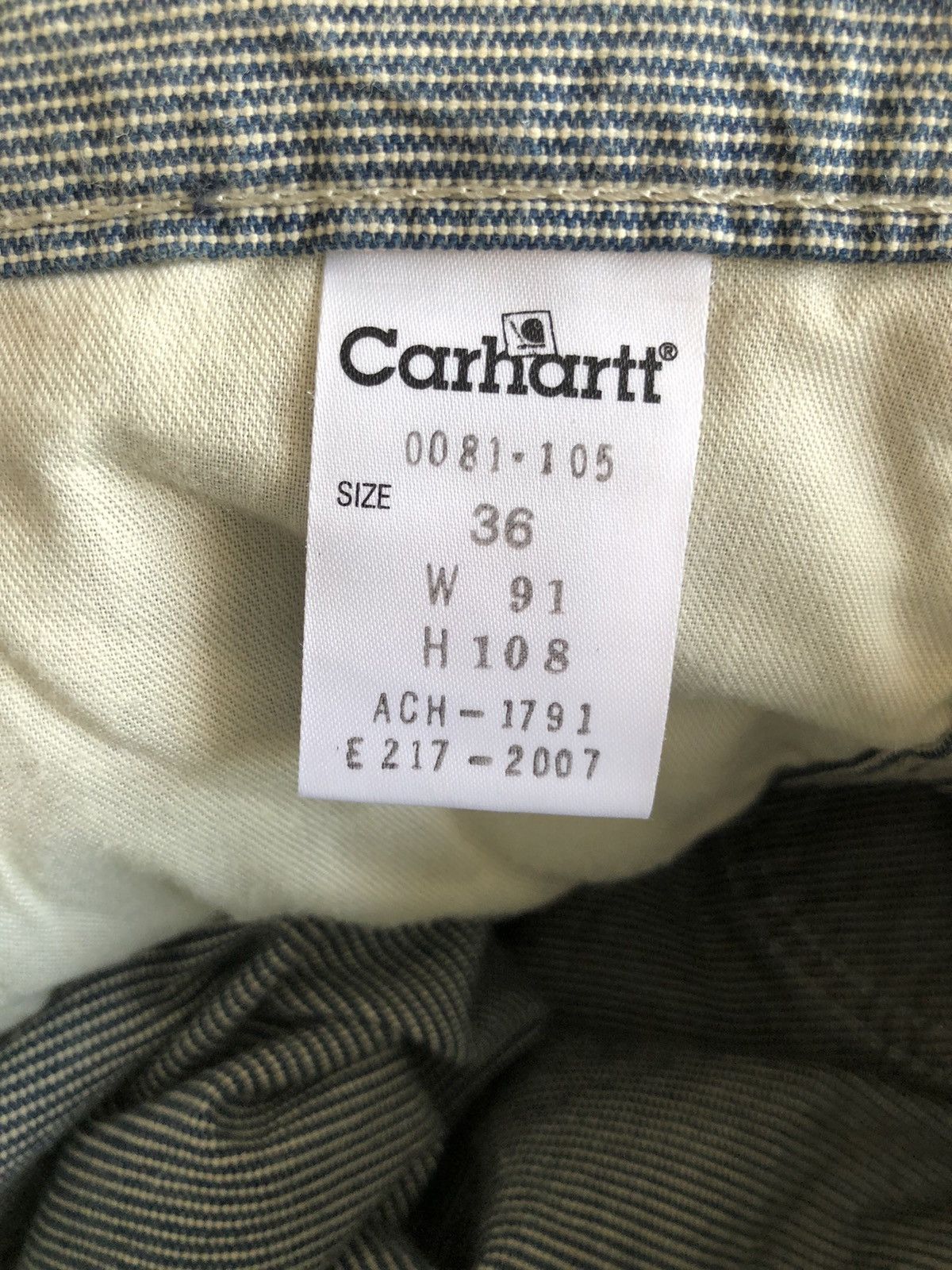 Carhartt Carhatt 🇺🇸 Rail Road 2 Knee Utility Worker Pants Size US 36 / EU 52 - 7 Thumbnail