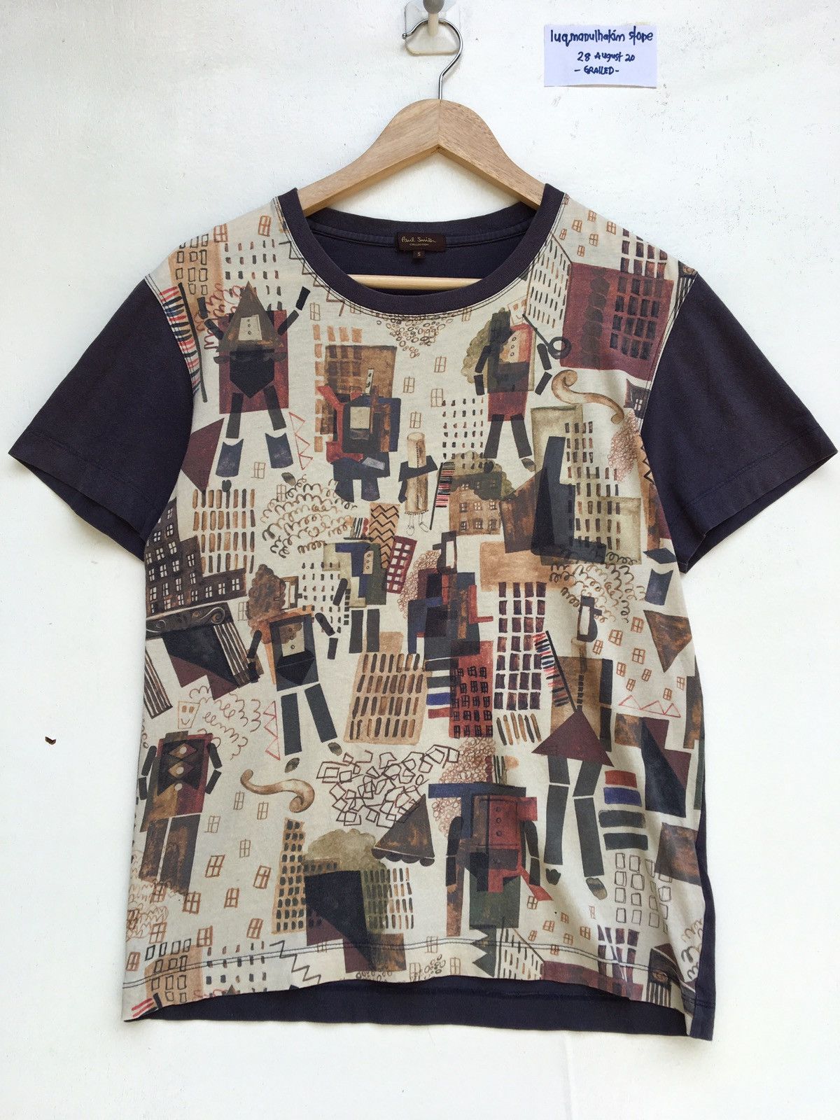 Paul Smith Paul Smith Graphic Tshirt Nice Design Size US S / EU 44-46 / 1 - 1 Thumbnail