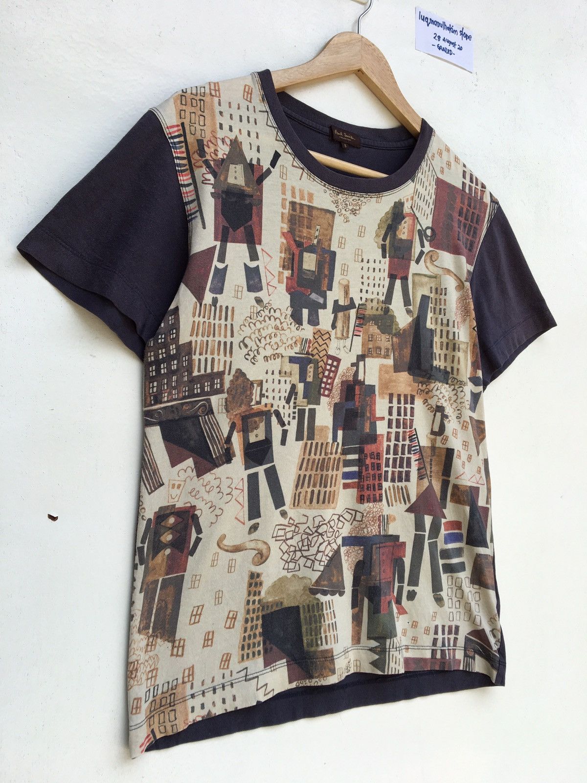 Paul Smith Paul Smith Graphic Tshirt Nice Design Size US S / EU 44-46 / 1 - 2 Thumbnail