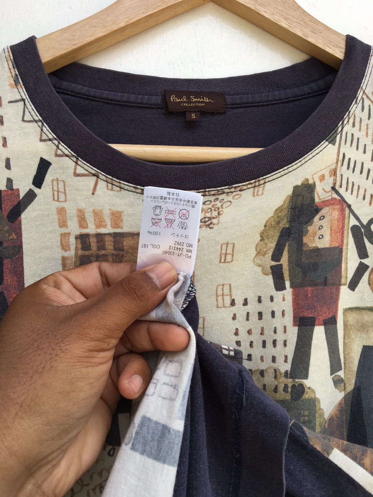 Paul Smith Paul Smith Graphic Tshirt Nice Design Size US S / EU 44-46 / 1 - 9 Thumbnail