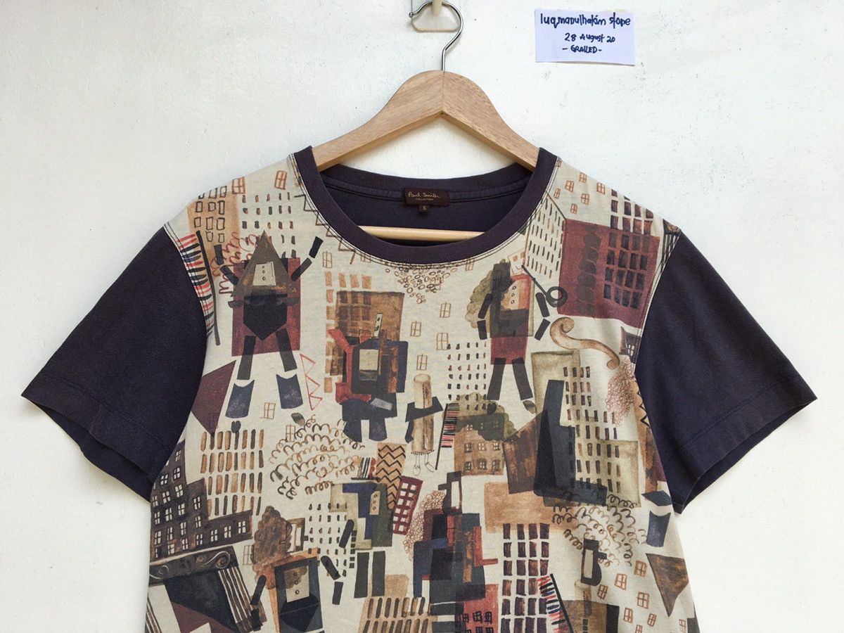Paul Smith Paul Smith Graphic Tshirt Nice Design Size US S / EU 44-46 / 1 - 4 Thumbnail
