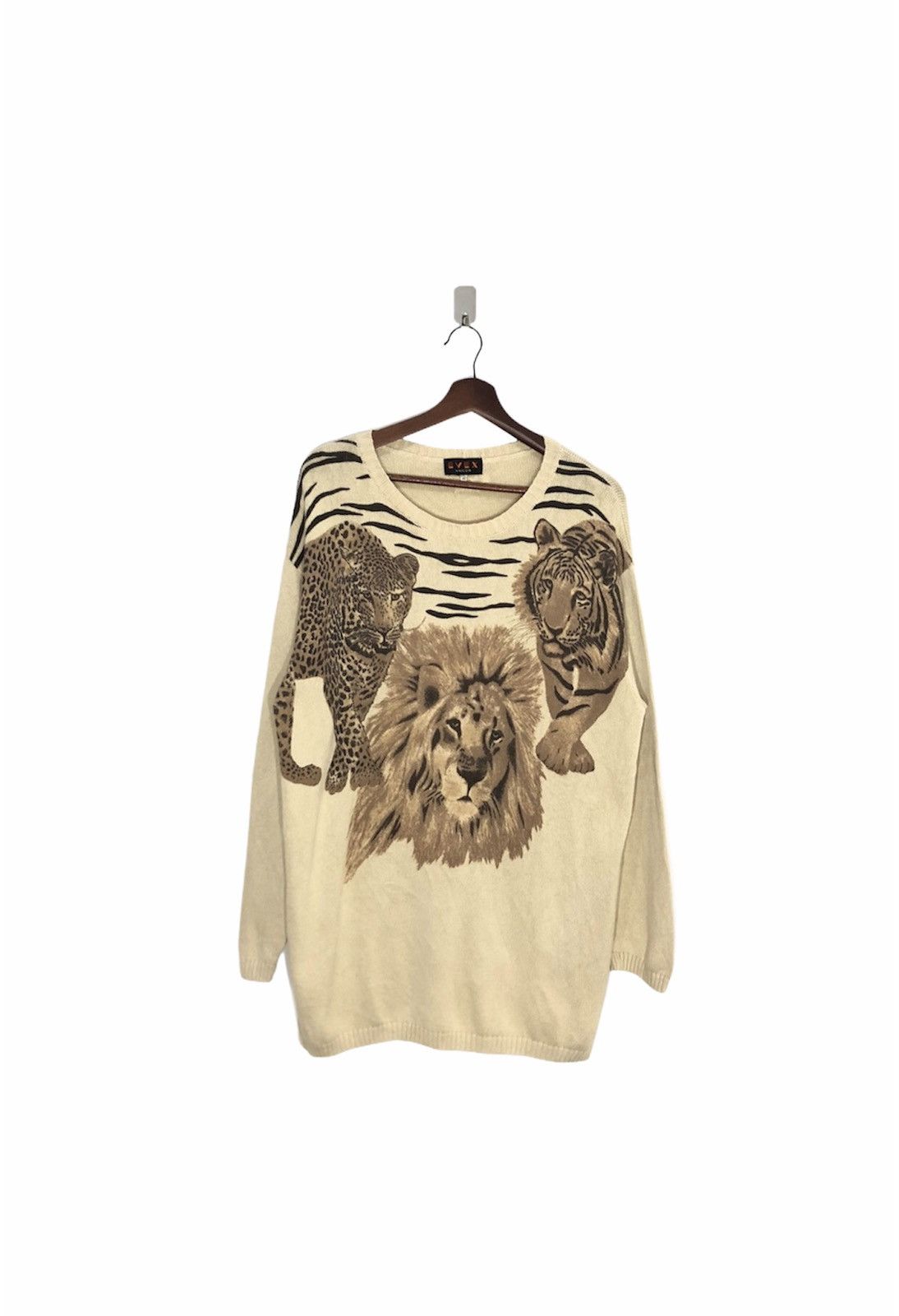 Krizia Uomo Evex by Karzia Big Lion Logo Size US L / EU 52-54 / 3 - 1 Thumbnail