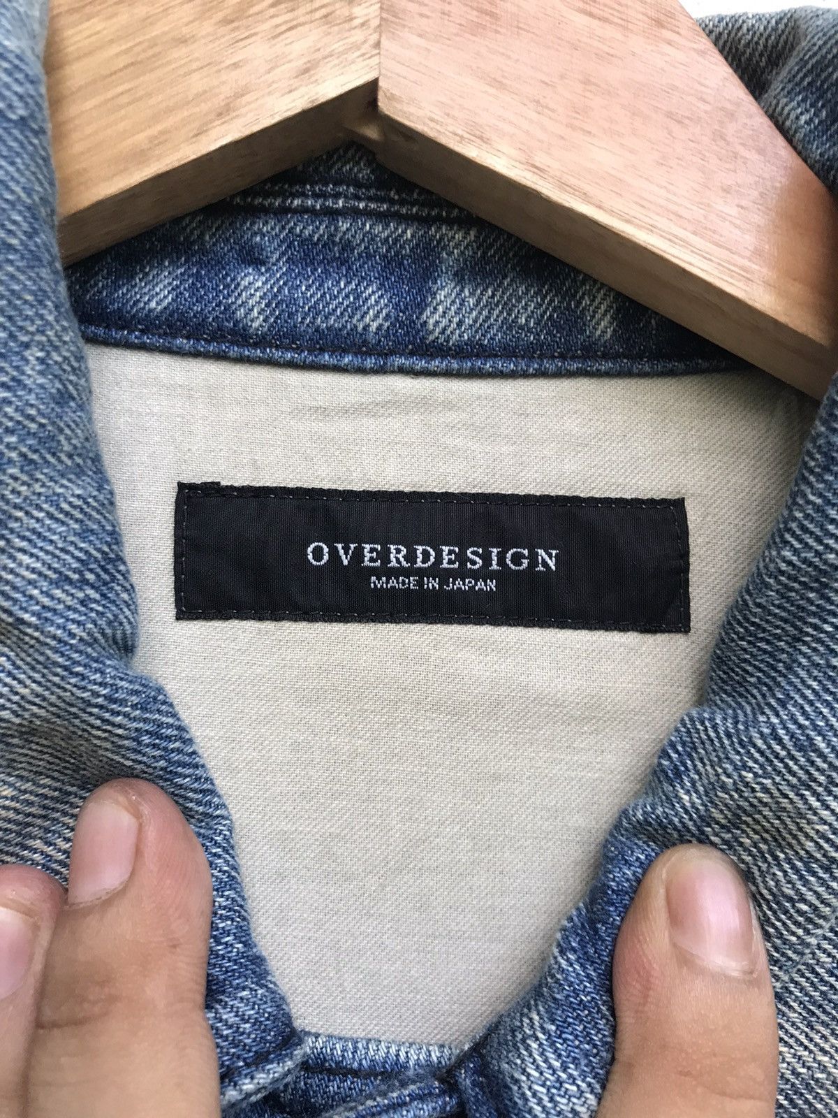 Japanese Brand Made in Japan Overdesign Street Fashion Denim Jacket Size US S / EU 44-46 / 1 - 16 Thumbnail