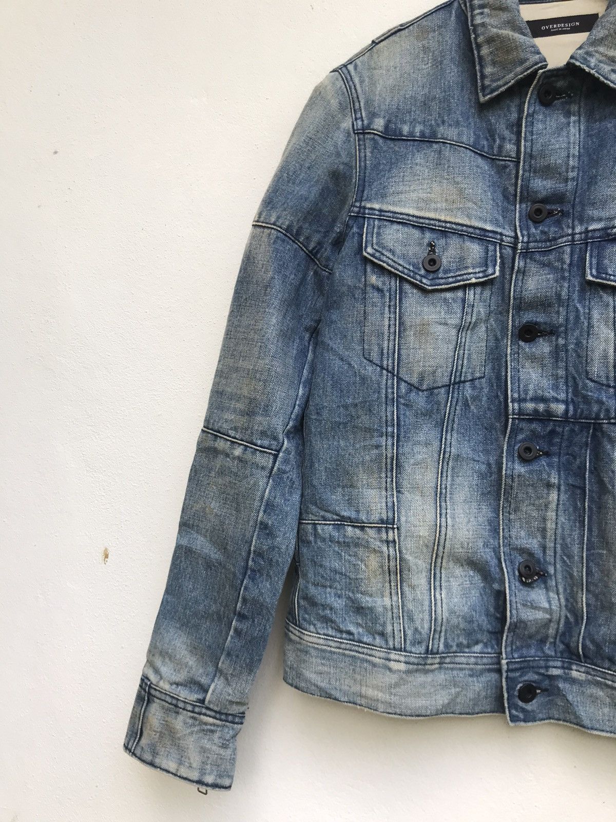 Japanese Brand Made in Japan Overdesign Street Fashion Denim Jacket Size US S / EU 44-46 / 1 - 5 Thumbnail