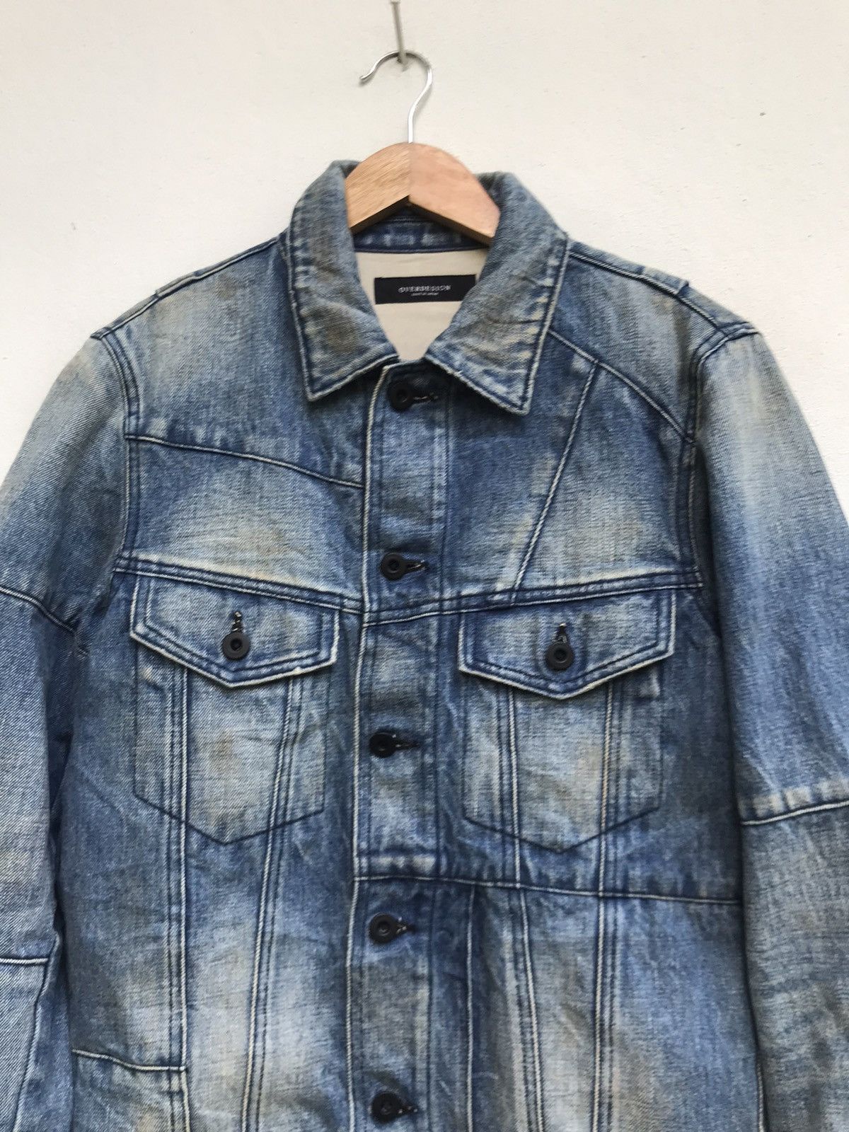 Japanese Brand Made in Japan Overdesign Street Fashion Denim Jacket Size US S / EU 44-46 / 1 - 8 Thumbnail