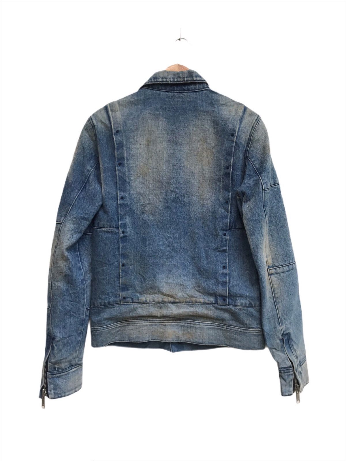 Japanese Brand Made in Japan Overdesign Street Fashion Denim Jacket Size US S / EU 44-46 / 1 - 3 Thumbnail