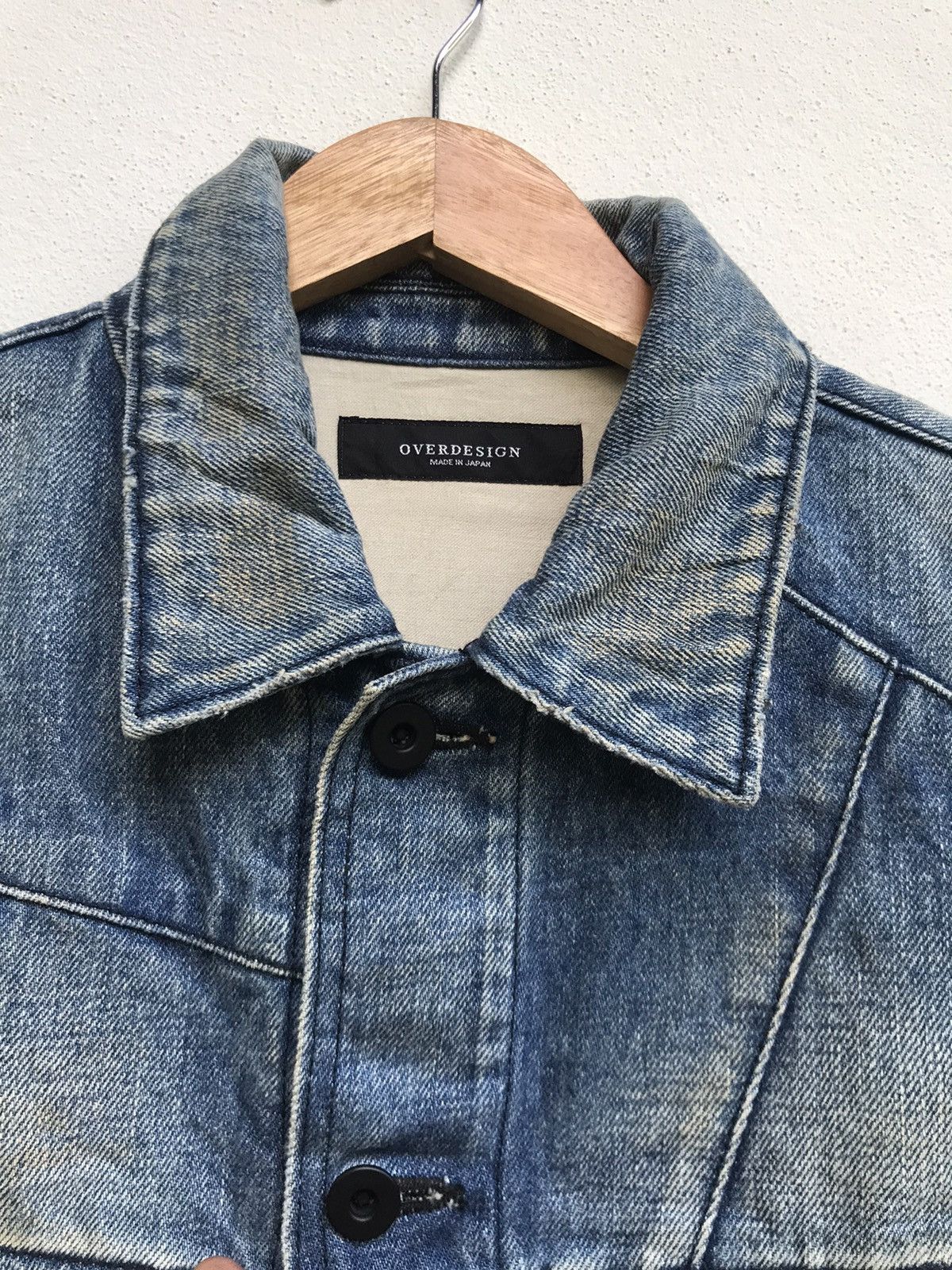 Japanese Brand Made in Japan Overdesign Street Fashion Denim Jacket Size US S / EU 44-46 / 1 - 9 Thumbnail