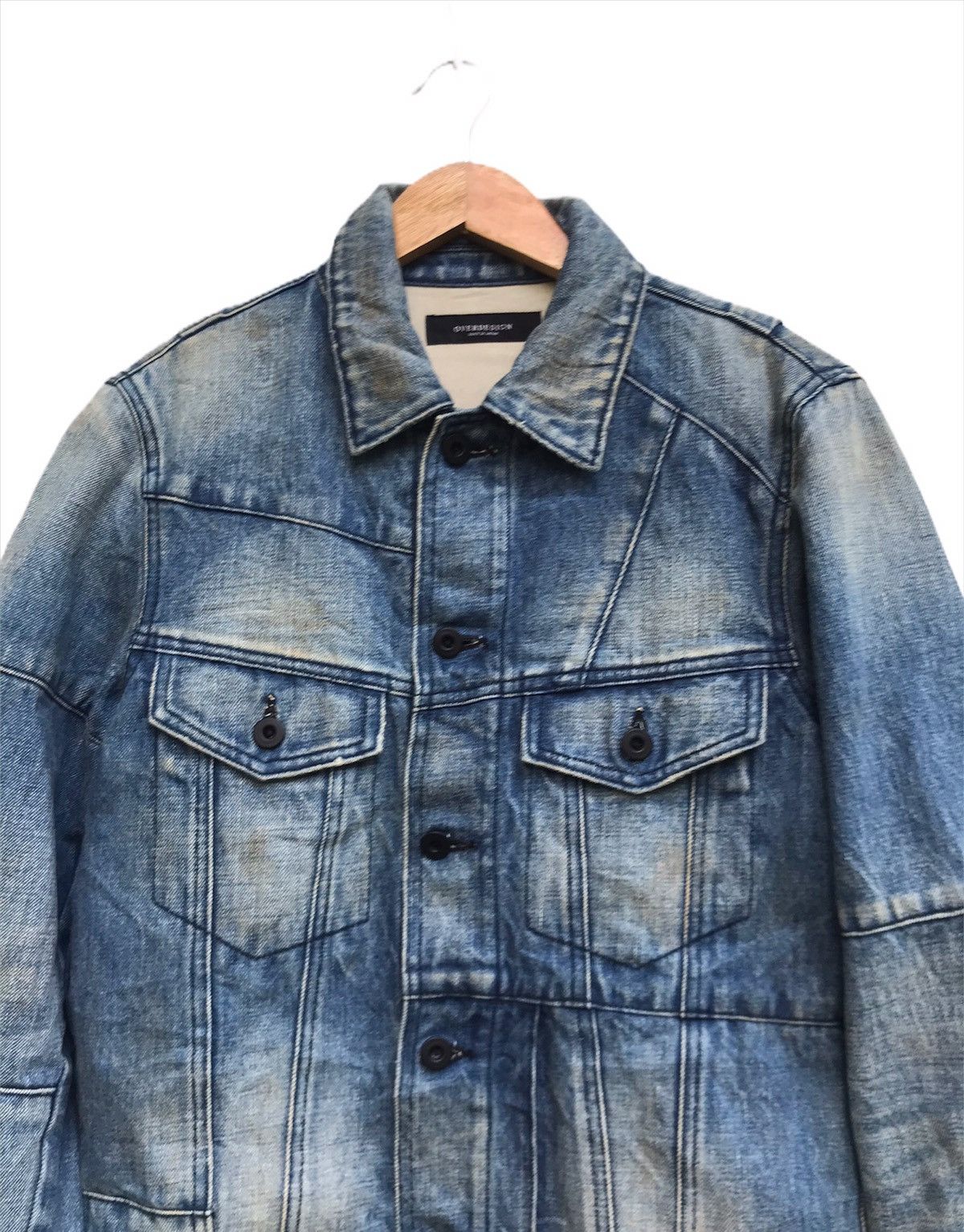 Japanese Brand Made in Japan Overdesign Street Fashion Denim Jacket Size US S / EU 44-46 / 1 - 2 Thumbnail